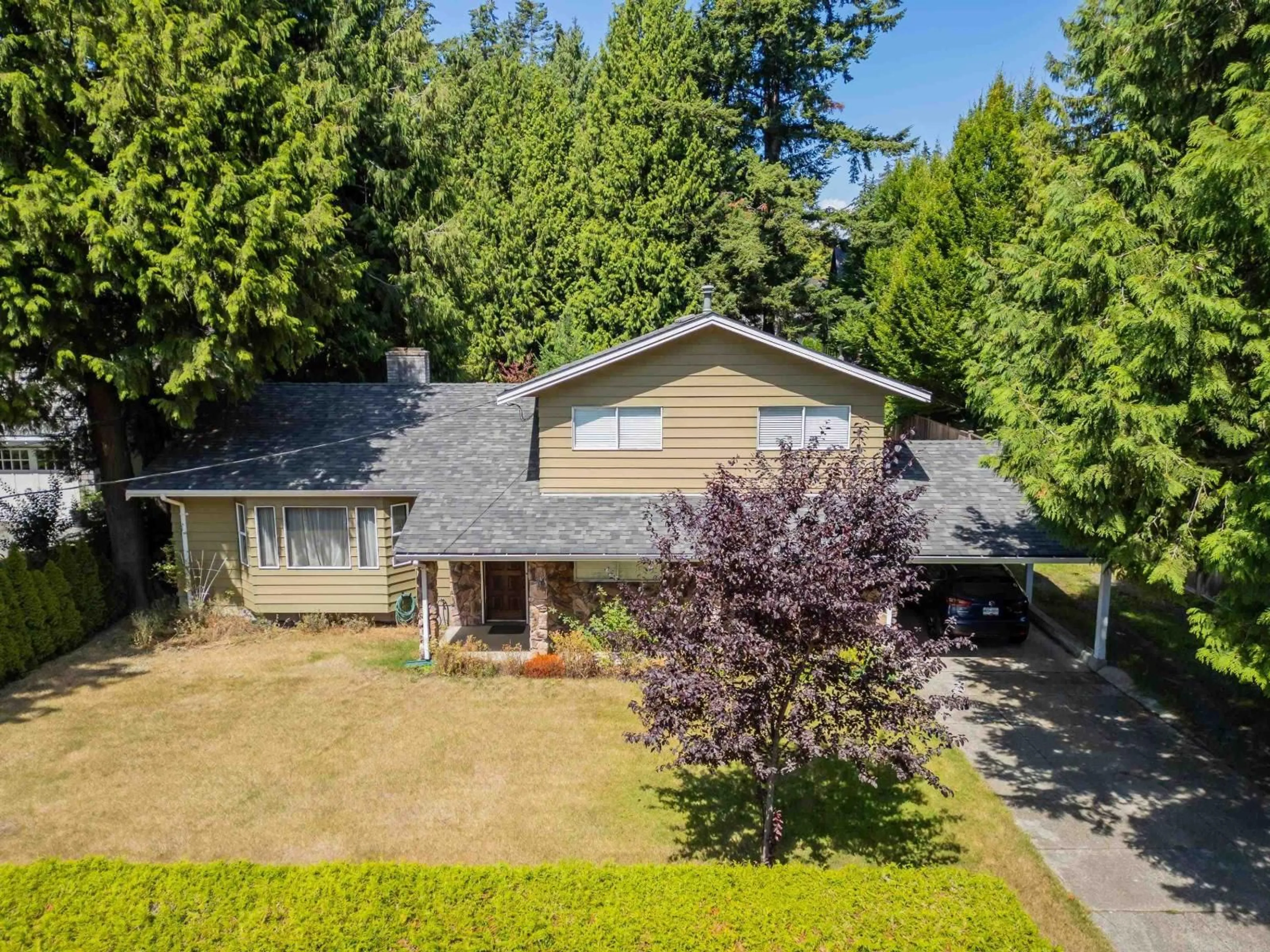 A pic from outside/outdoor area/front of a property/back of a property/a pic from drone, street for 12765 22 AVENUE, Surrey British Columbia V4A2B9