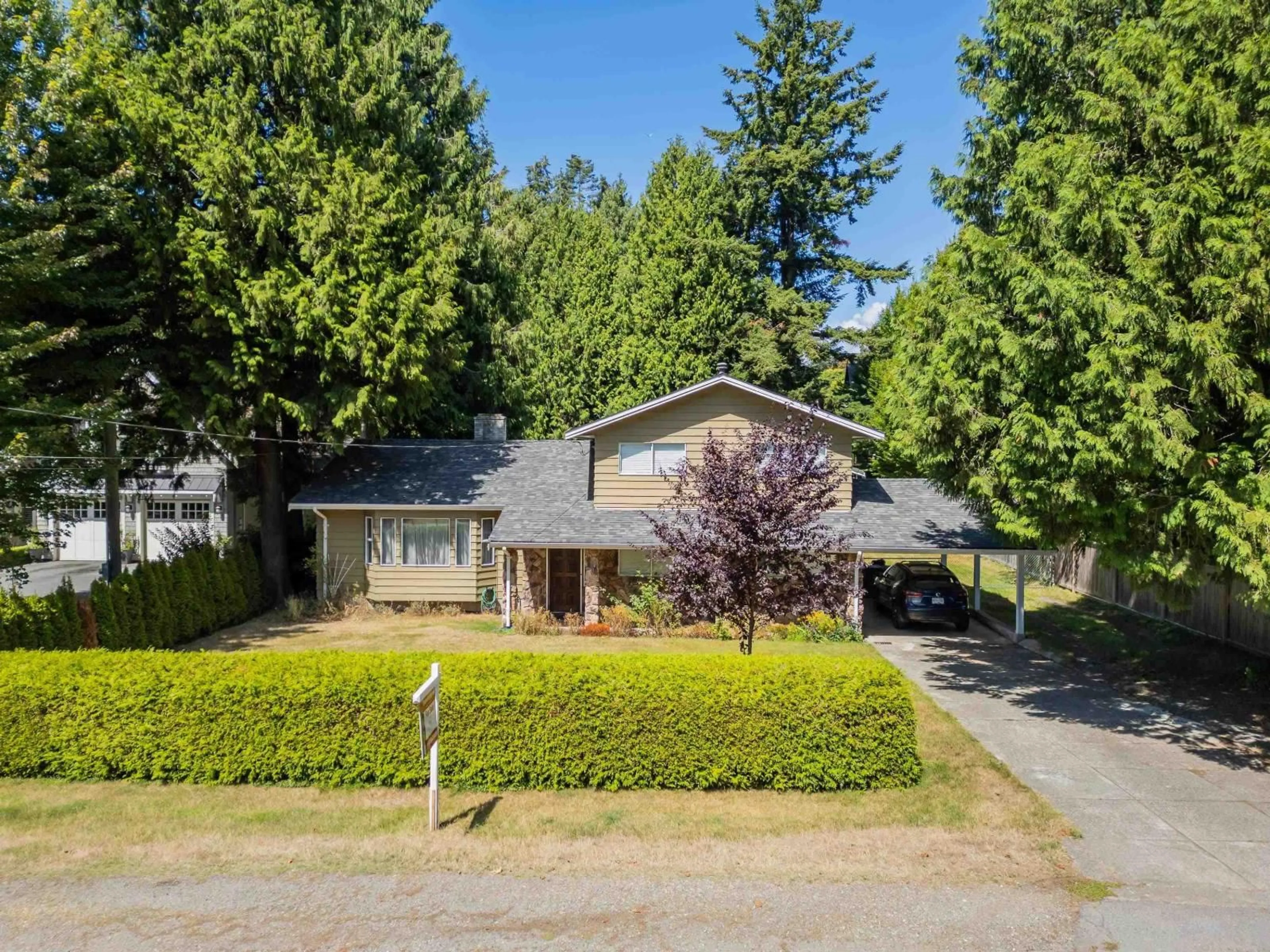 A pic from outside/outdoor area/front of a property/back of a property/a pic from drone, street for 12765 22 AVENUE, Surrey British Columbia V4A2B9