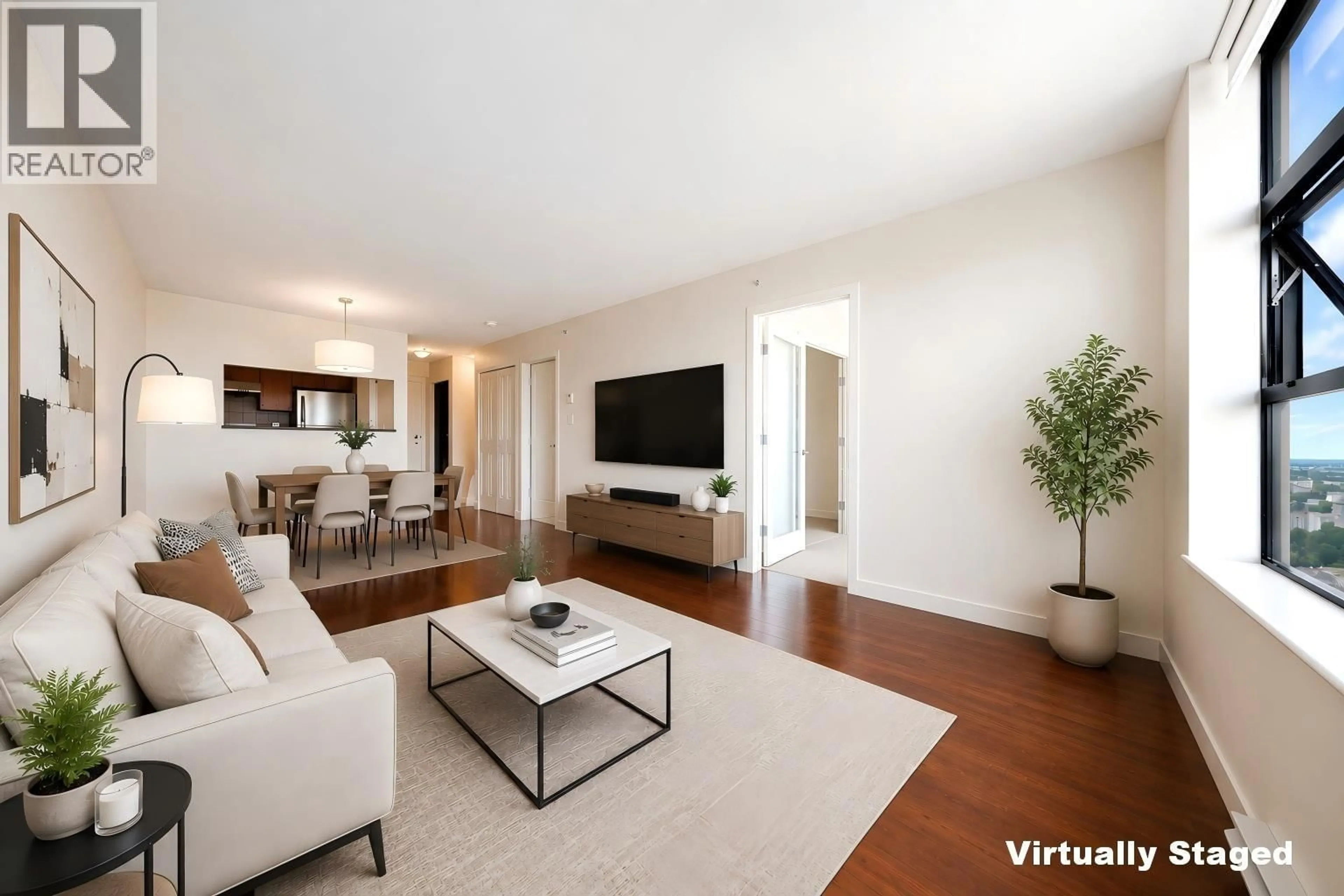 Living room with furniture, unknown for 1106 - 5380 OBEN STREET, Vancouver British Columbia V5R6H7