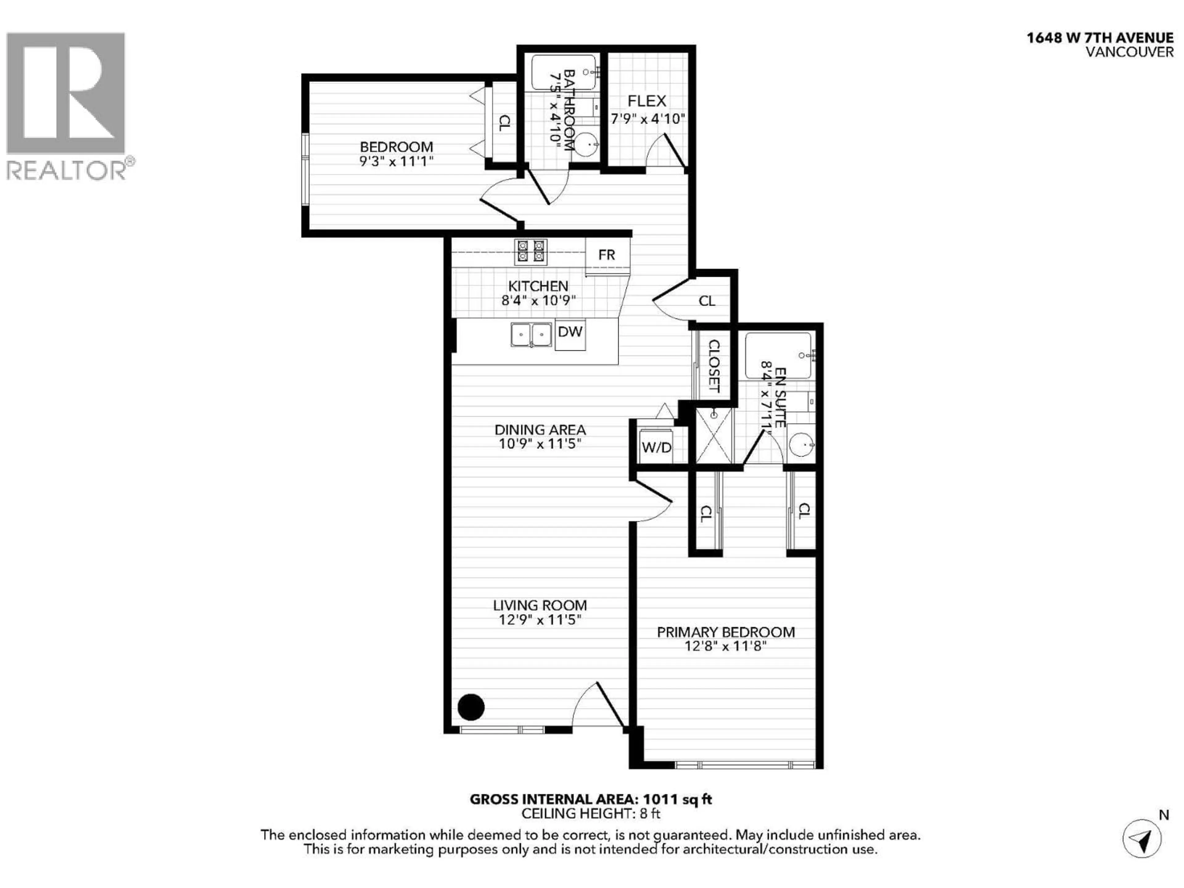 Floor plan for 1648 7TH AVENUE, Vancouver British Columbia V6J1S5