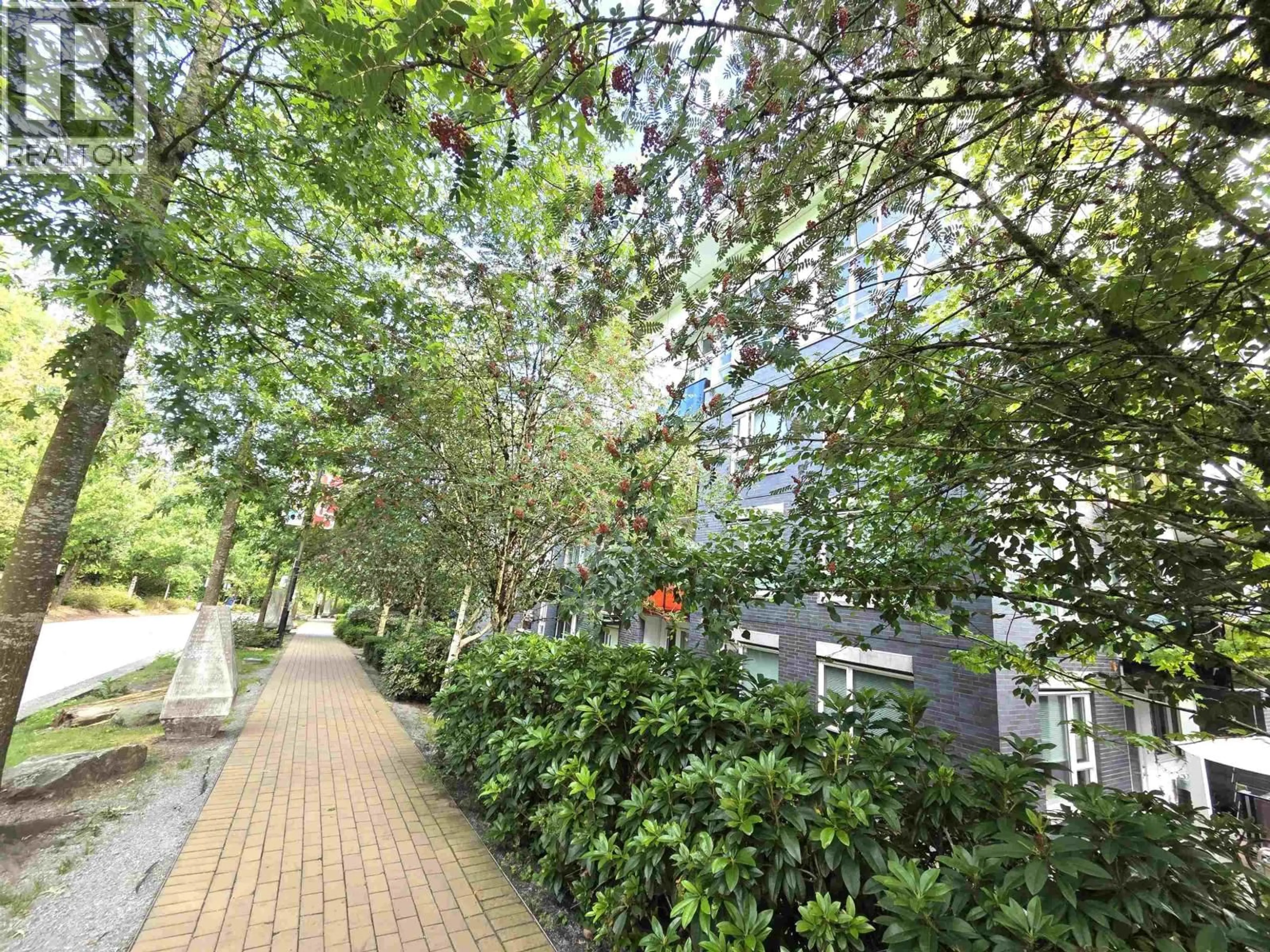 A pic from outside/outdoor area/front of a property/back of a property/a pic from drone, street for 111 - 9250 UNIVERSITY HIGH STREET, Burnaby British Columbia V5A0B3