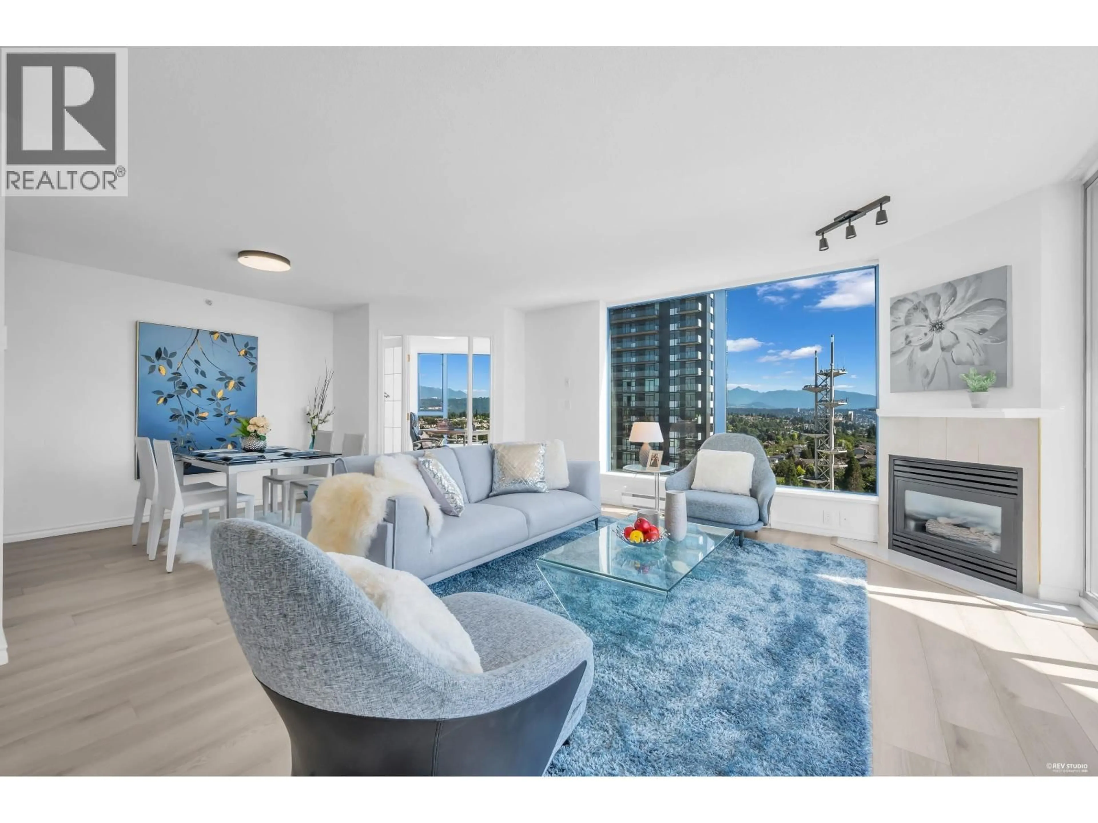 Living room with furniture, unknown for 1803 - 719 PRINCESS STREET, New Westminster British Columbia V3M6T9
