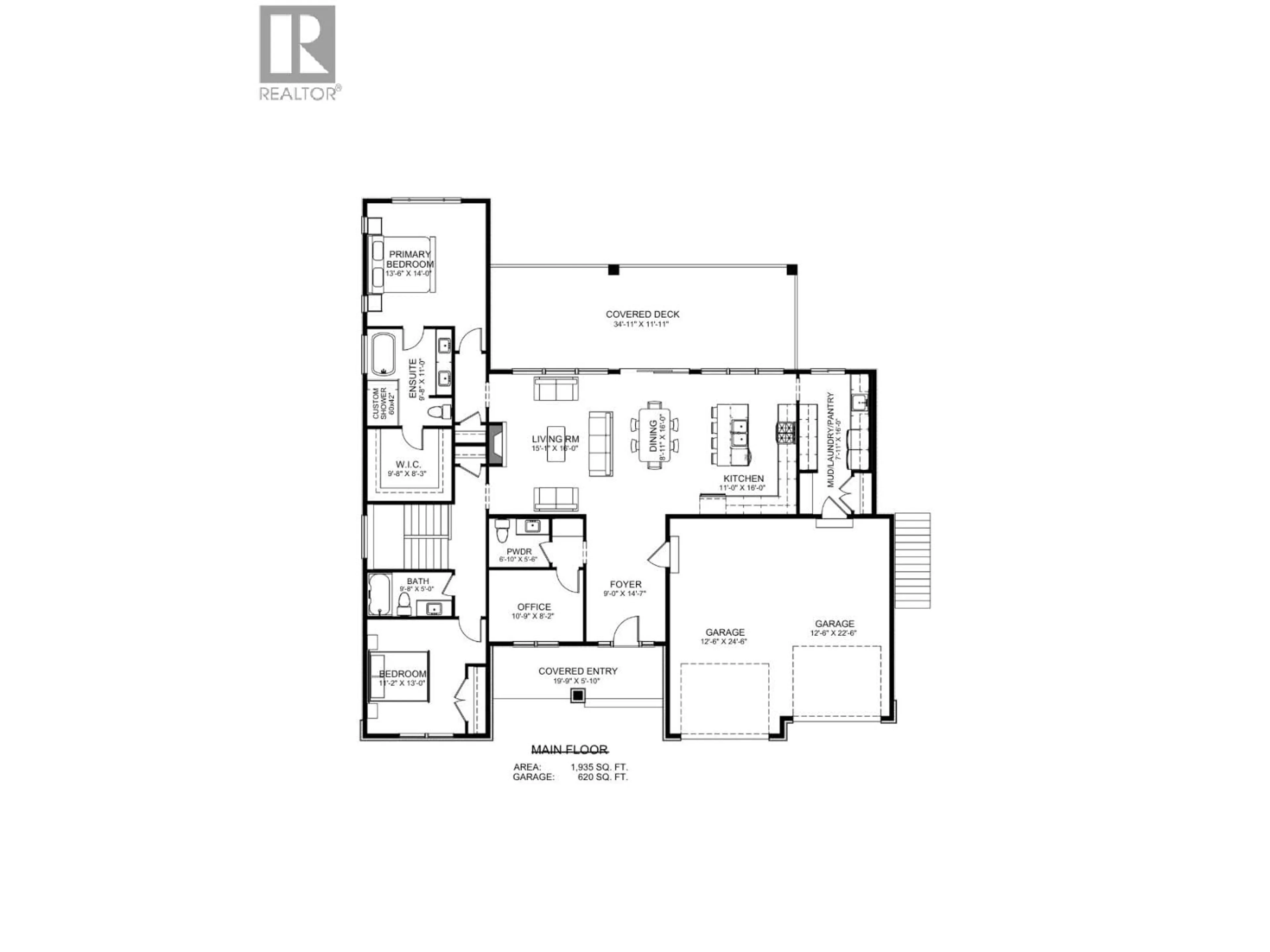 Floor plan for 5144 HEADLANDS HEIGHTS, Prince George British Columbia V2N4Z9