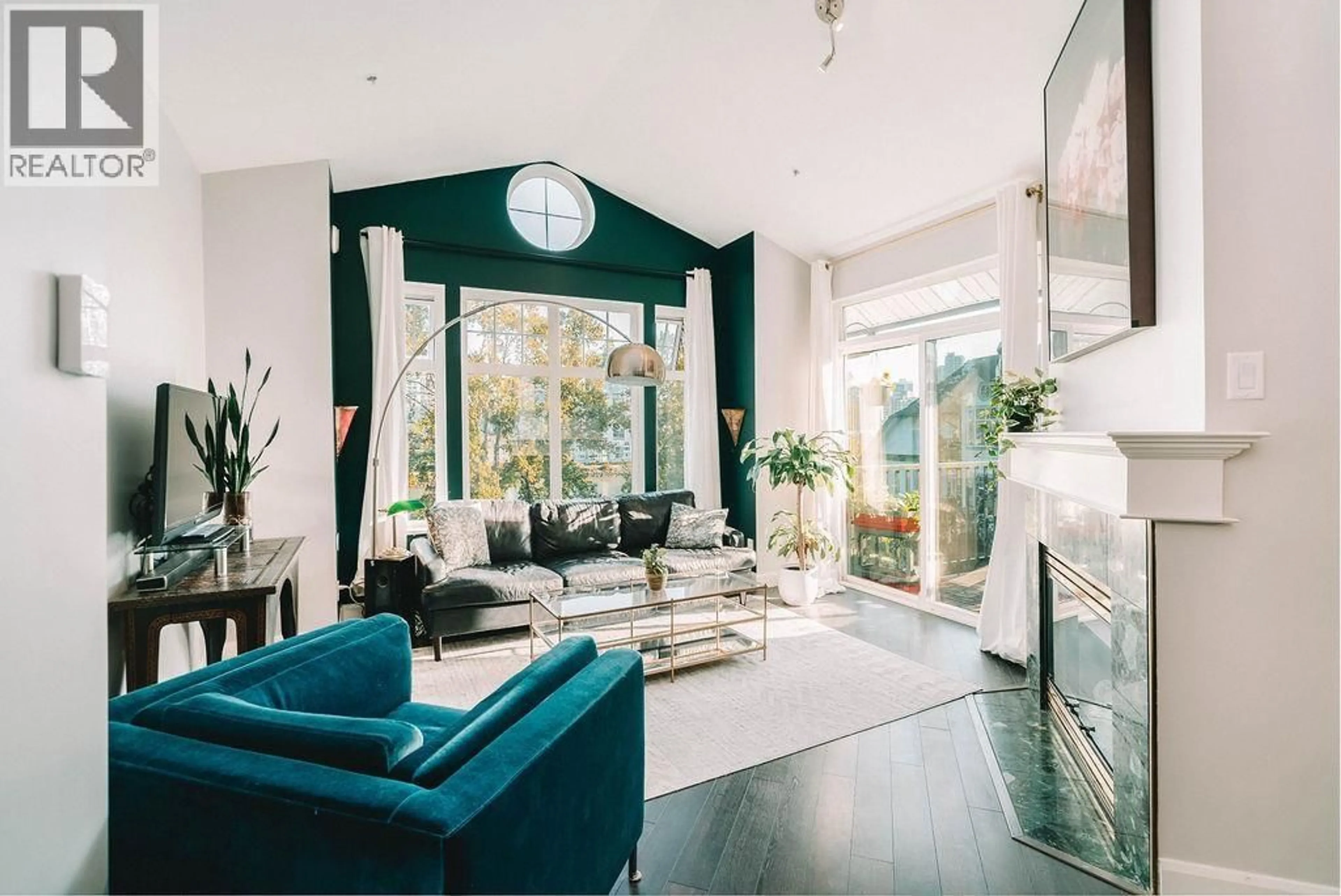 Living room with furniture, unknown for 408 - 83 STAR CRESCENT, New Westminster British Columbia V3M6X8
