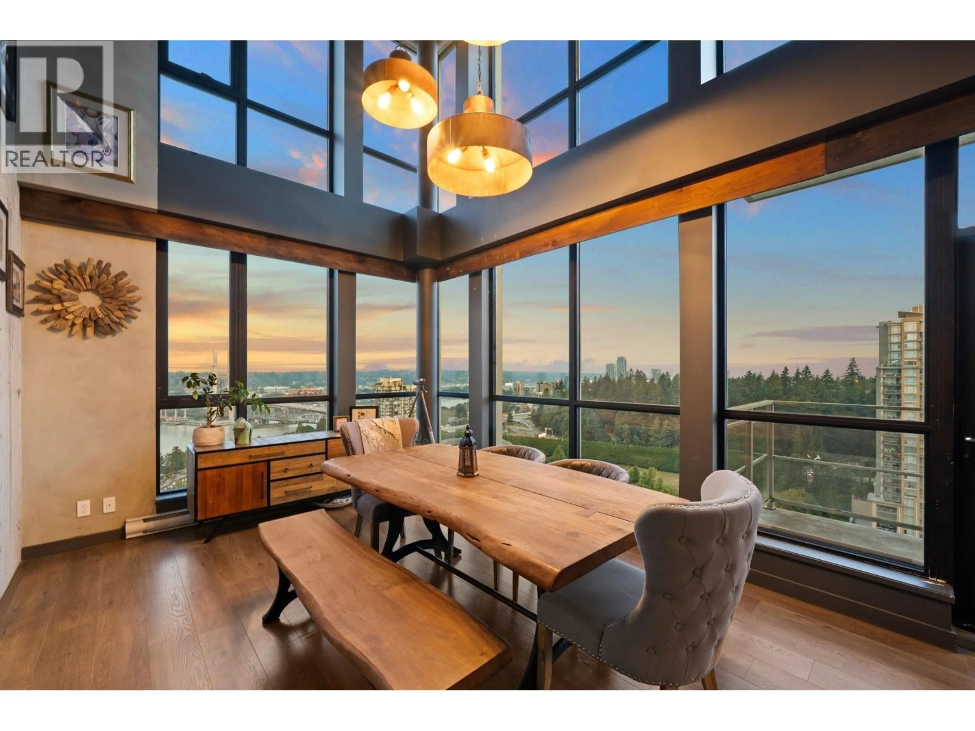 Dining room, wood/laminate floor for 2603 - 271 FRANCIS WAY, New Westminster British Columbia V3L0H2
