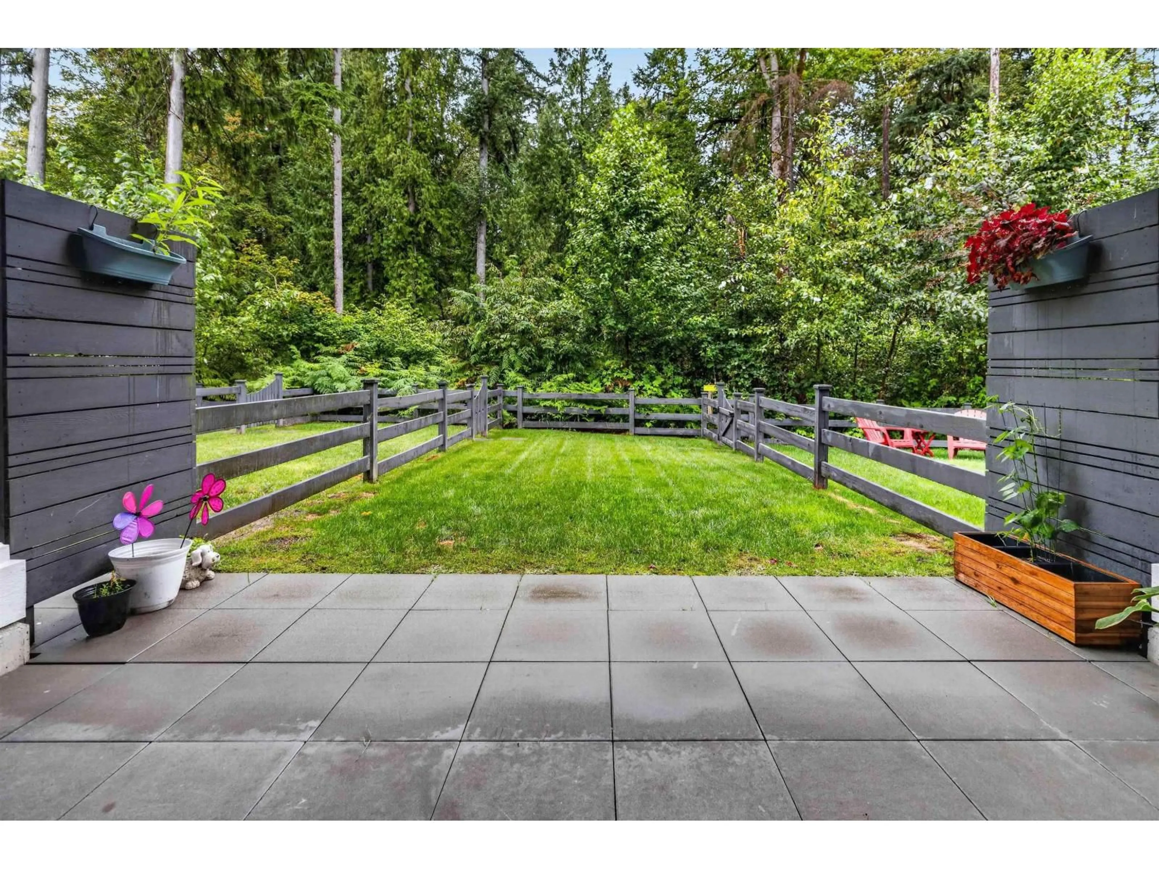 Patio, forest/trees view for 9 - 8335 NELSON STREET, Mission British Columbia V4S0E4