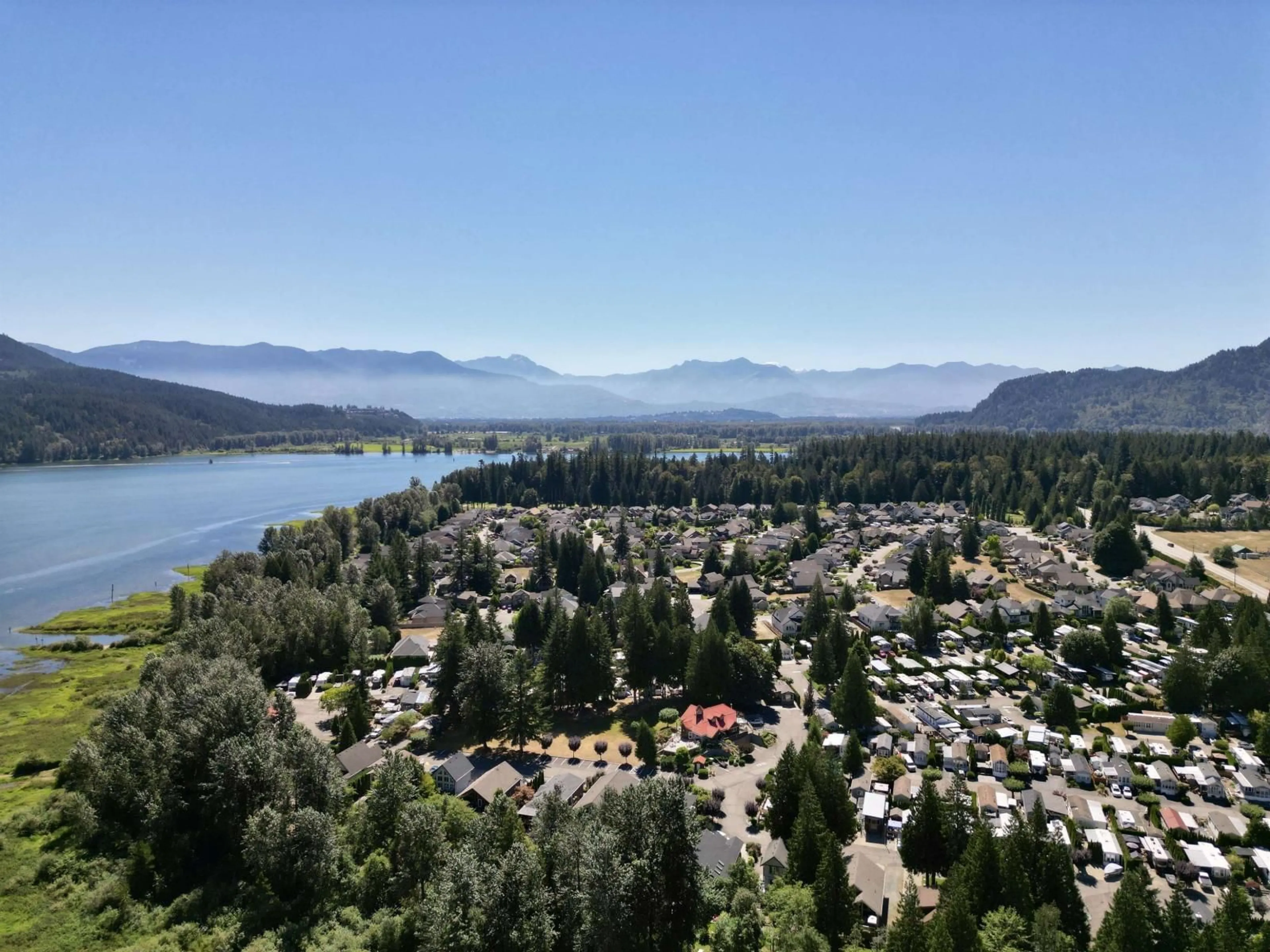 A pic from outside/outdoor area/front of a property/back of a property/a pic from drone, water/lake/river/ocean view for 48 - 14600 MORRIS VALLEY ROAD, Mission British Columbia V0M1A1