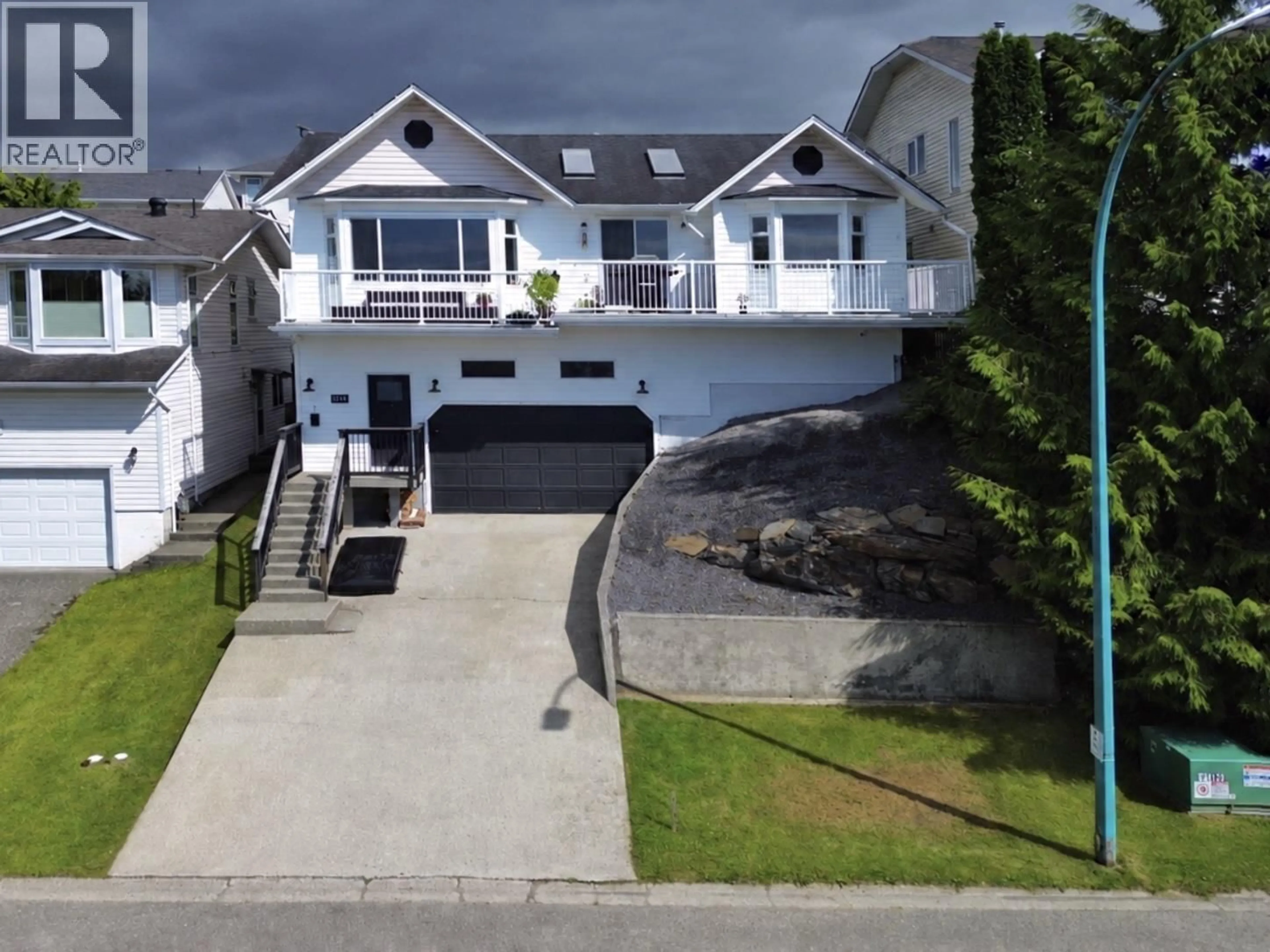 A pic from outside/outdoor area/front of a property/back of a property/a pic from drone, street for 1249 CONRAD STREET, Prince Rupert British Columbia V8J4M5