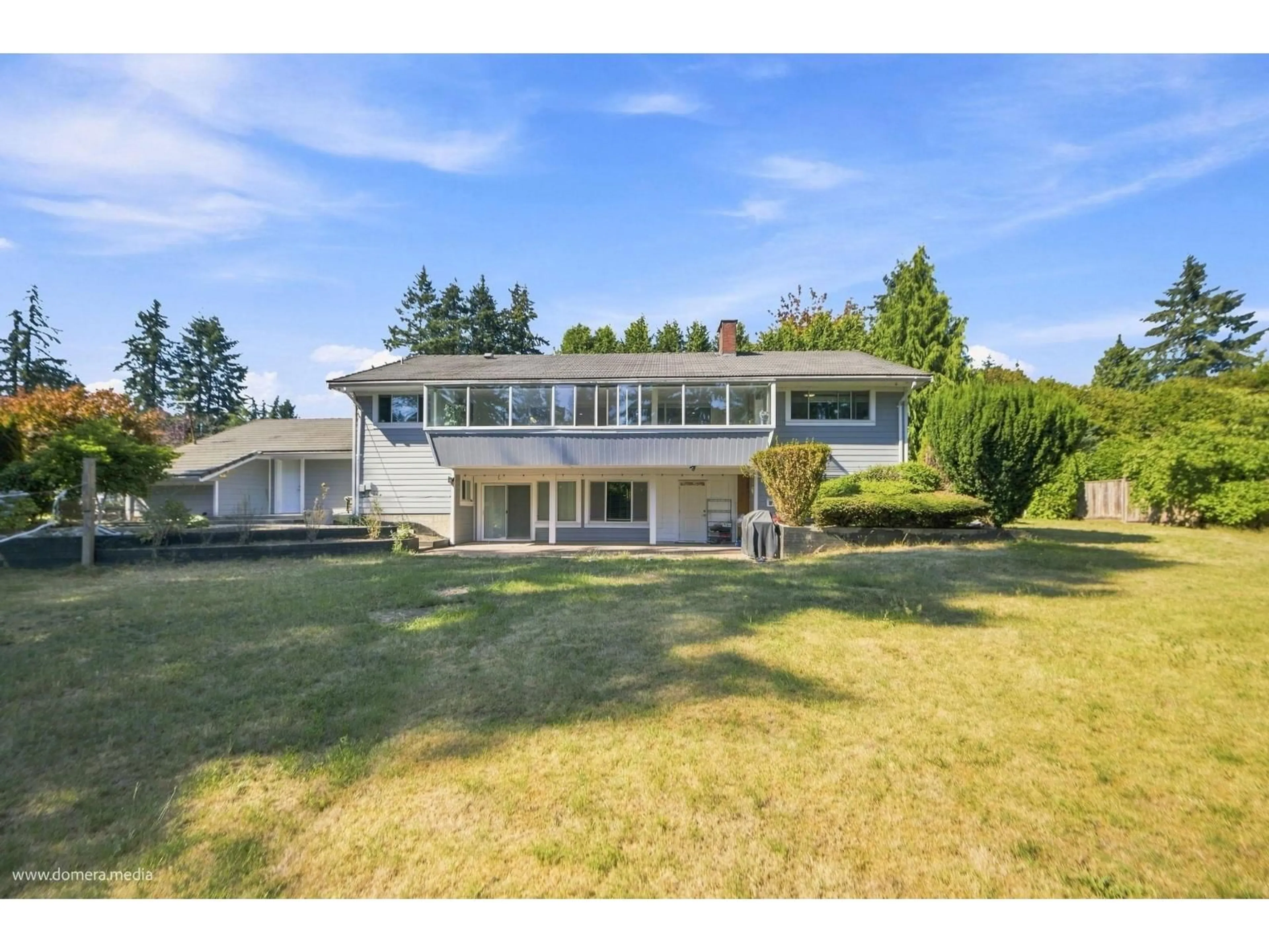 A pic from outside/outdoor area/front of a property/back of a property/a pic from drone, water/lake/river/ocean view for 5636 120 STREET, Surrey British Columbia V3X1Z2