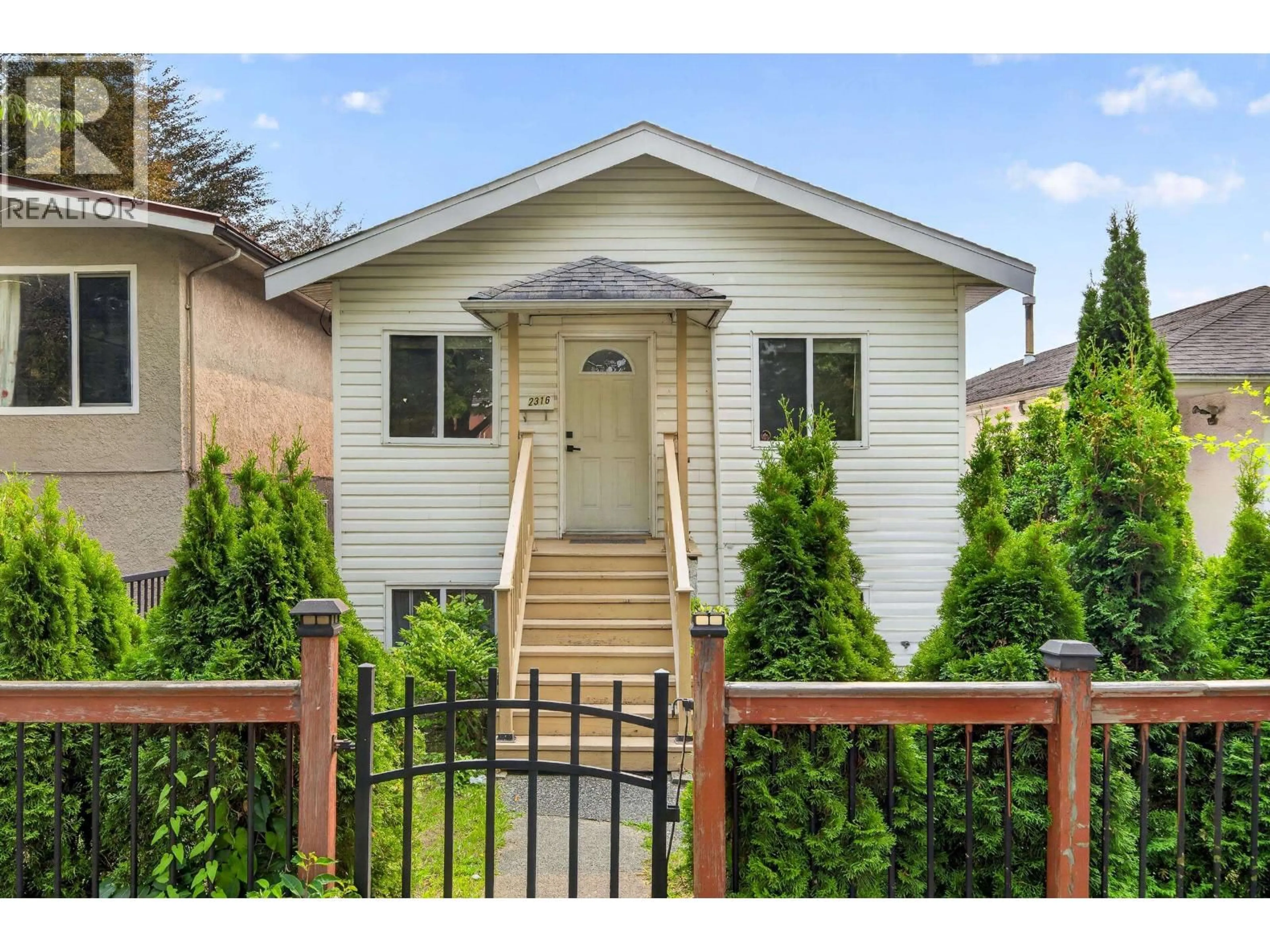 Home with vinyl exterior material, street for 2316 NANAIMO STREET, Vancouver British Columbia V5N5E3