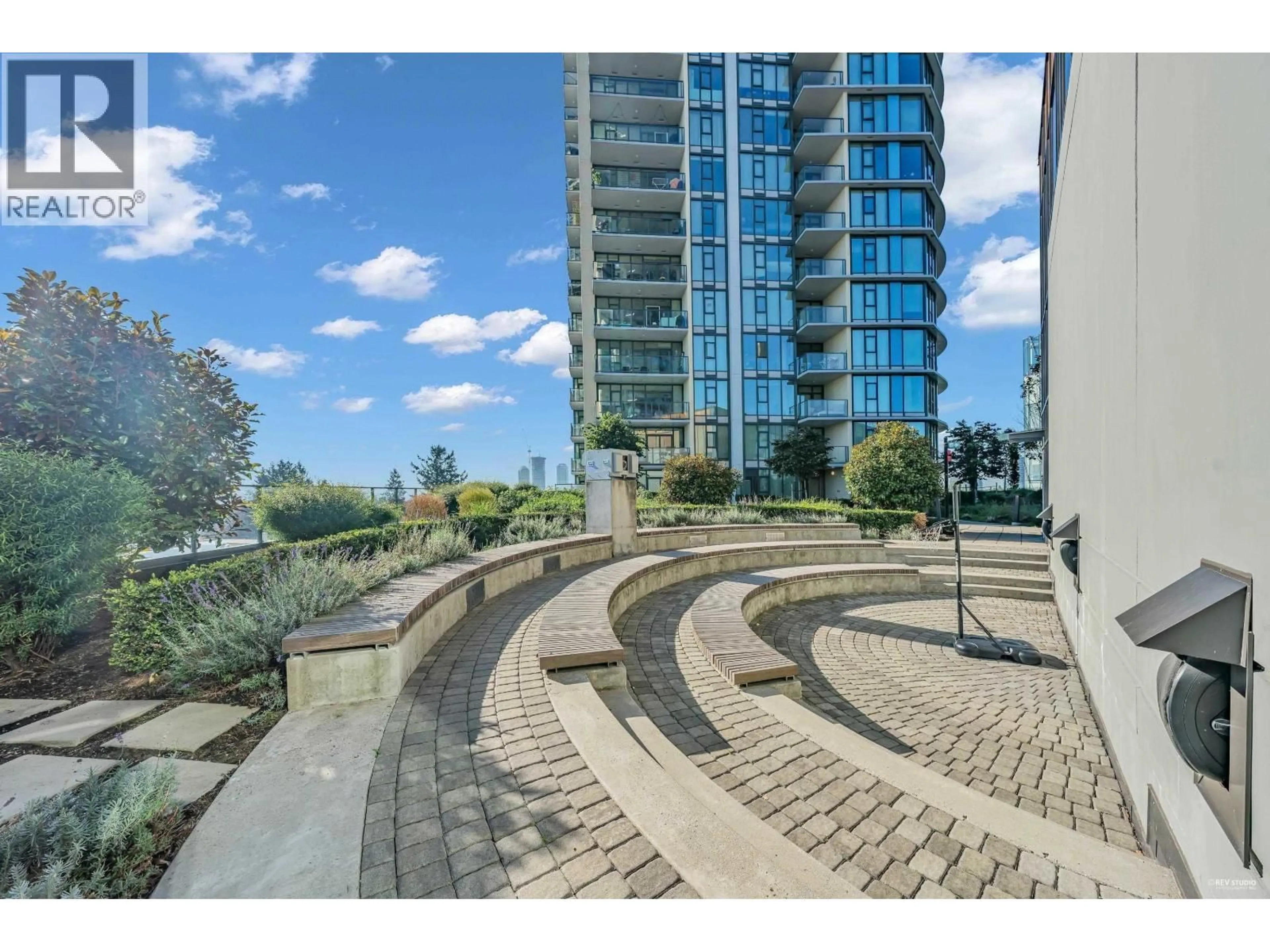 A pic from outside/outdoor area/front of a property/back of a property/a pic from drone, water/lake/river/ocean view for 408 - 7303 NOBLE LANE, Burnaby British Columbia V3N0H2