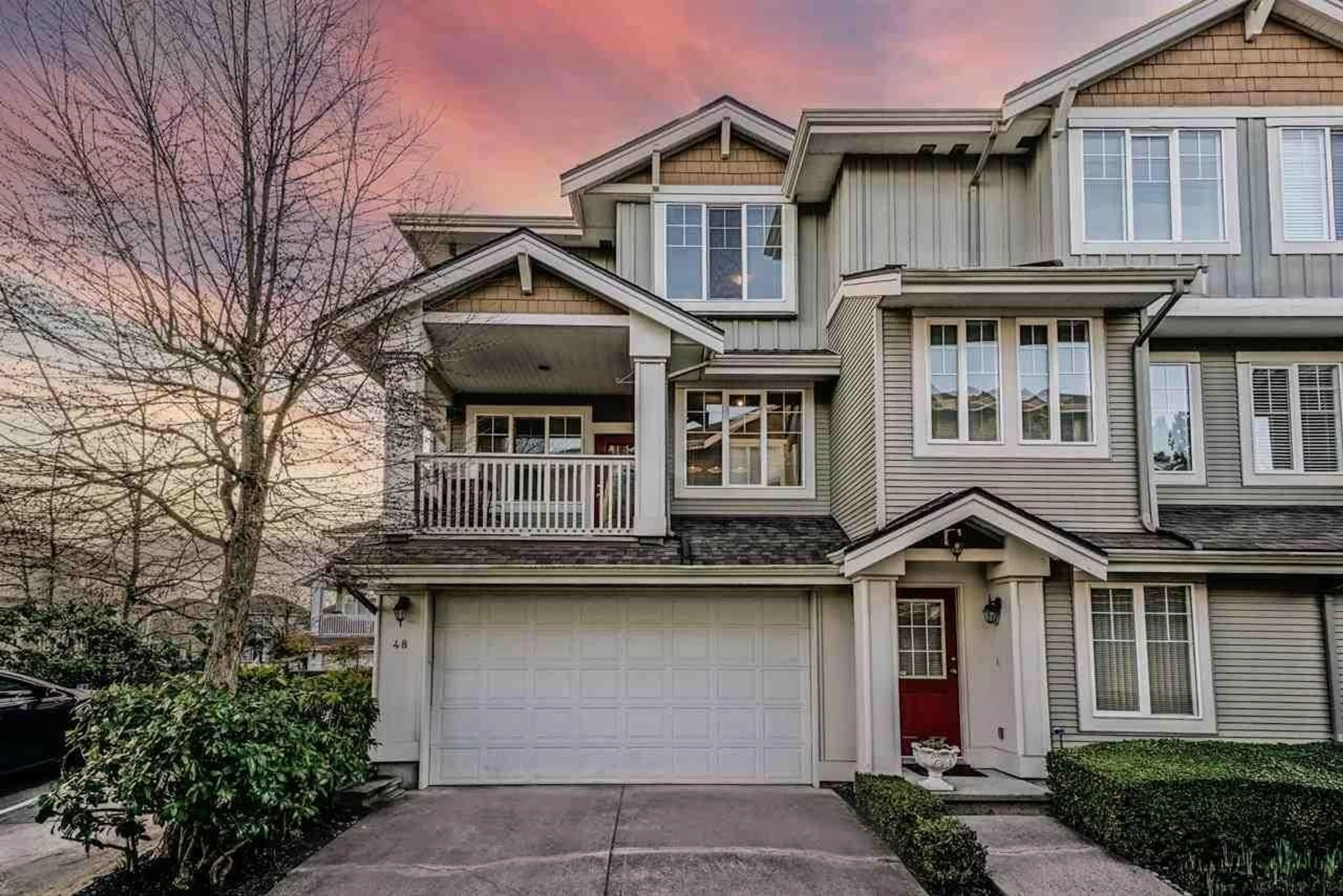 Home with vinyl exterior material, street for 48 - 14877 58 AVENUE, Surrey British Columbia V3S8Y9