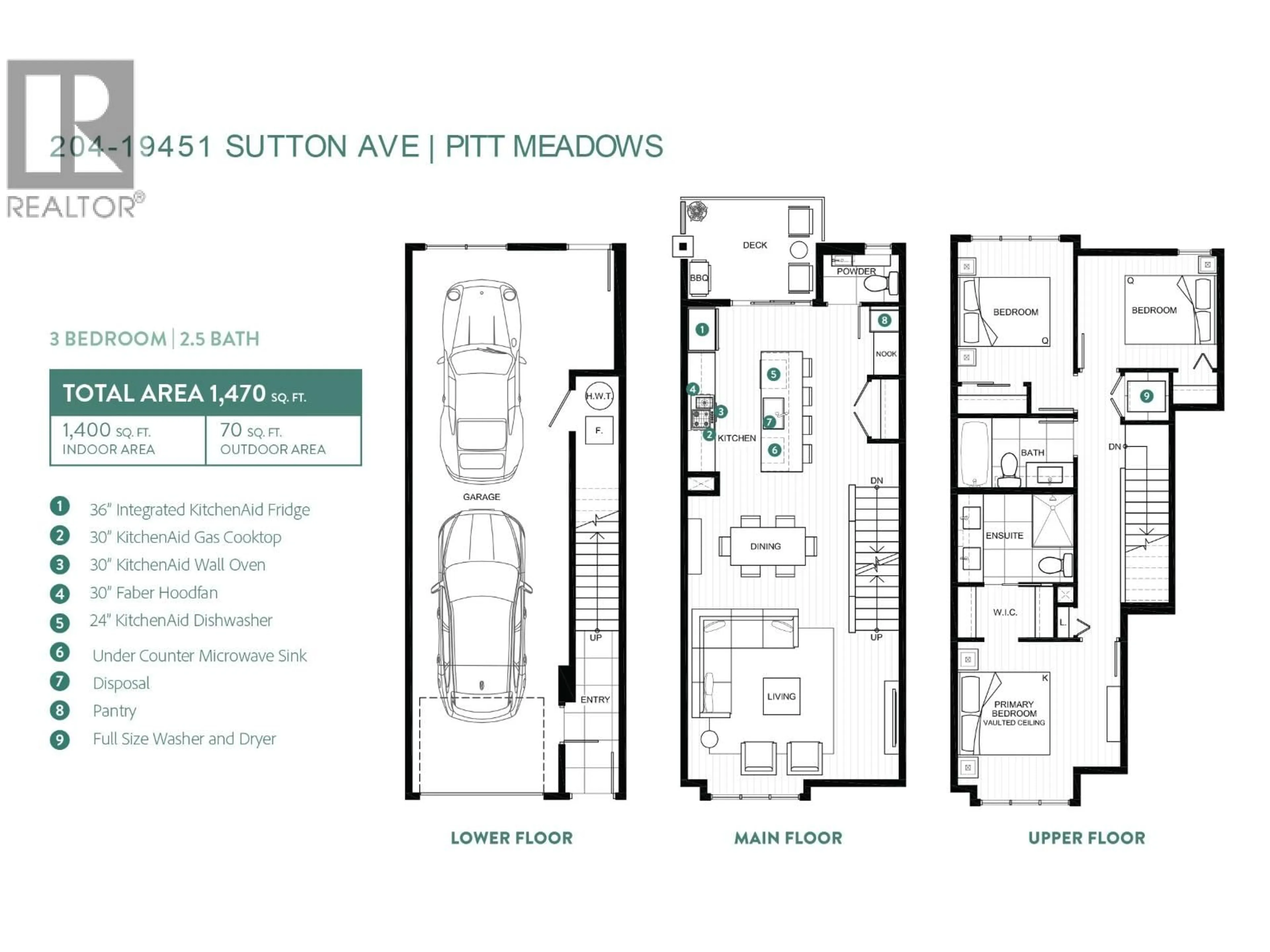 Floor plan for 204 - 19451 SUTTON AVENUE, Pitt Meadows British Columbia V3Y0G6