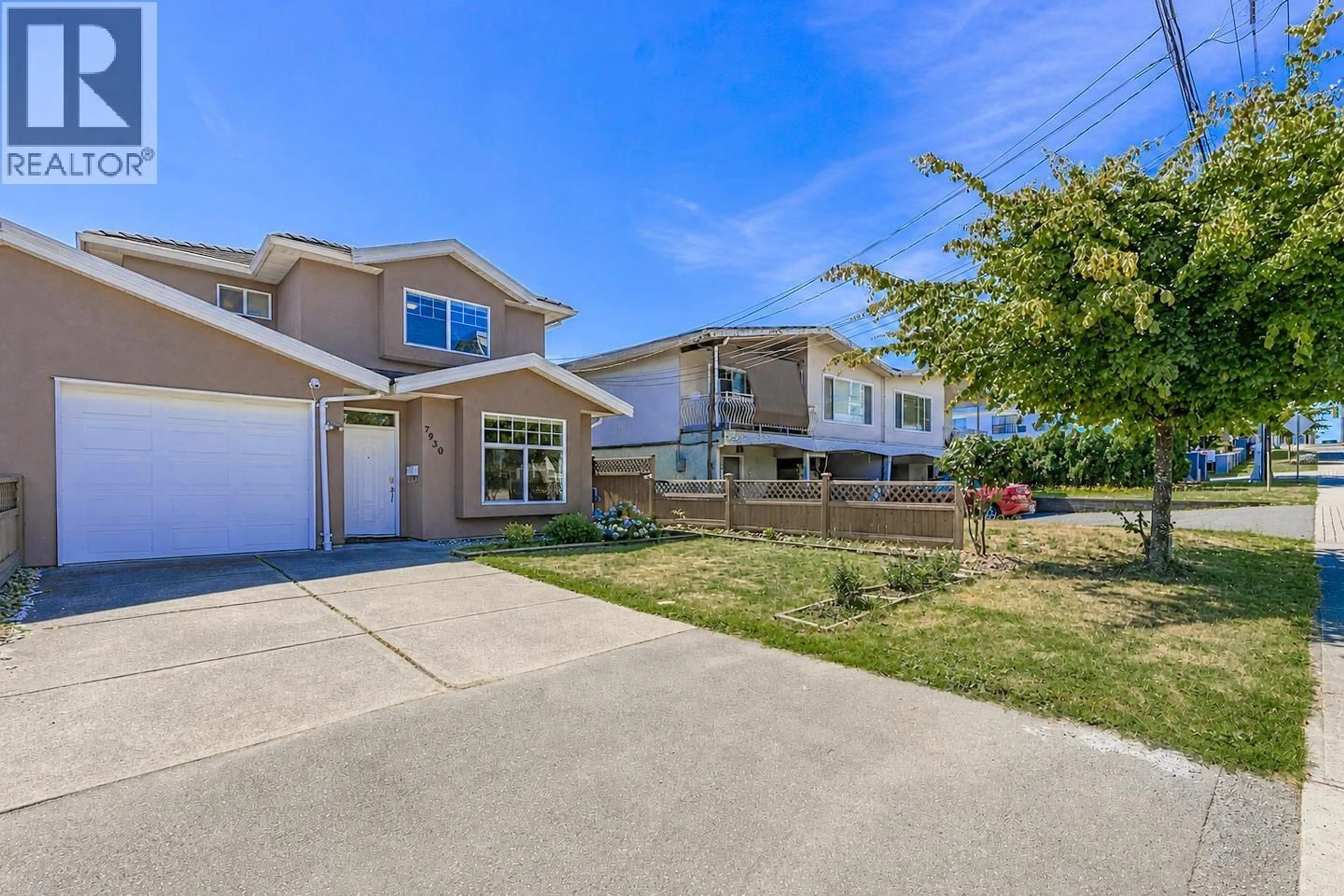 A pic from outside/outdoor area/front of a property/back of a property/a pic from drone, street for 7930 EDMONDS STREET, Burnaby British Columbia V3N1C2