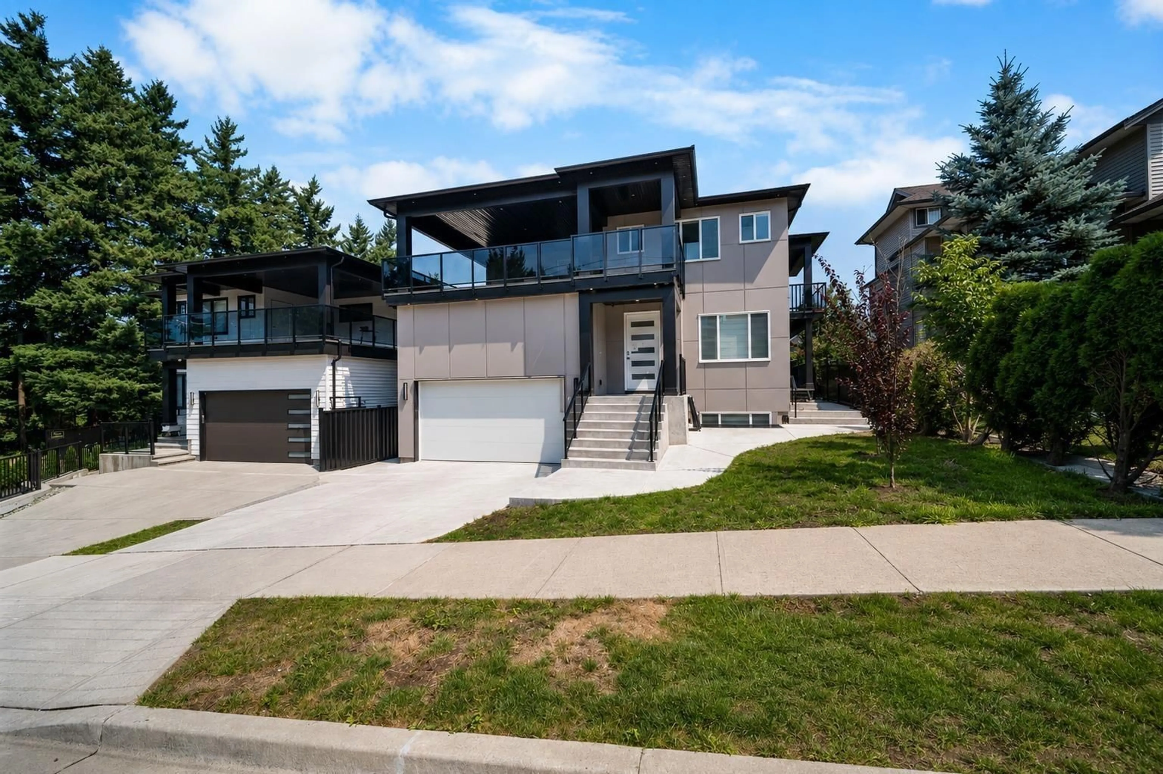 Home with vinyl exterior material, street for 1680B MCKENZIE ROAD, Abbotsford British Columbia V2S8J6