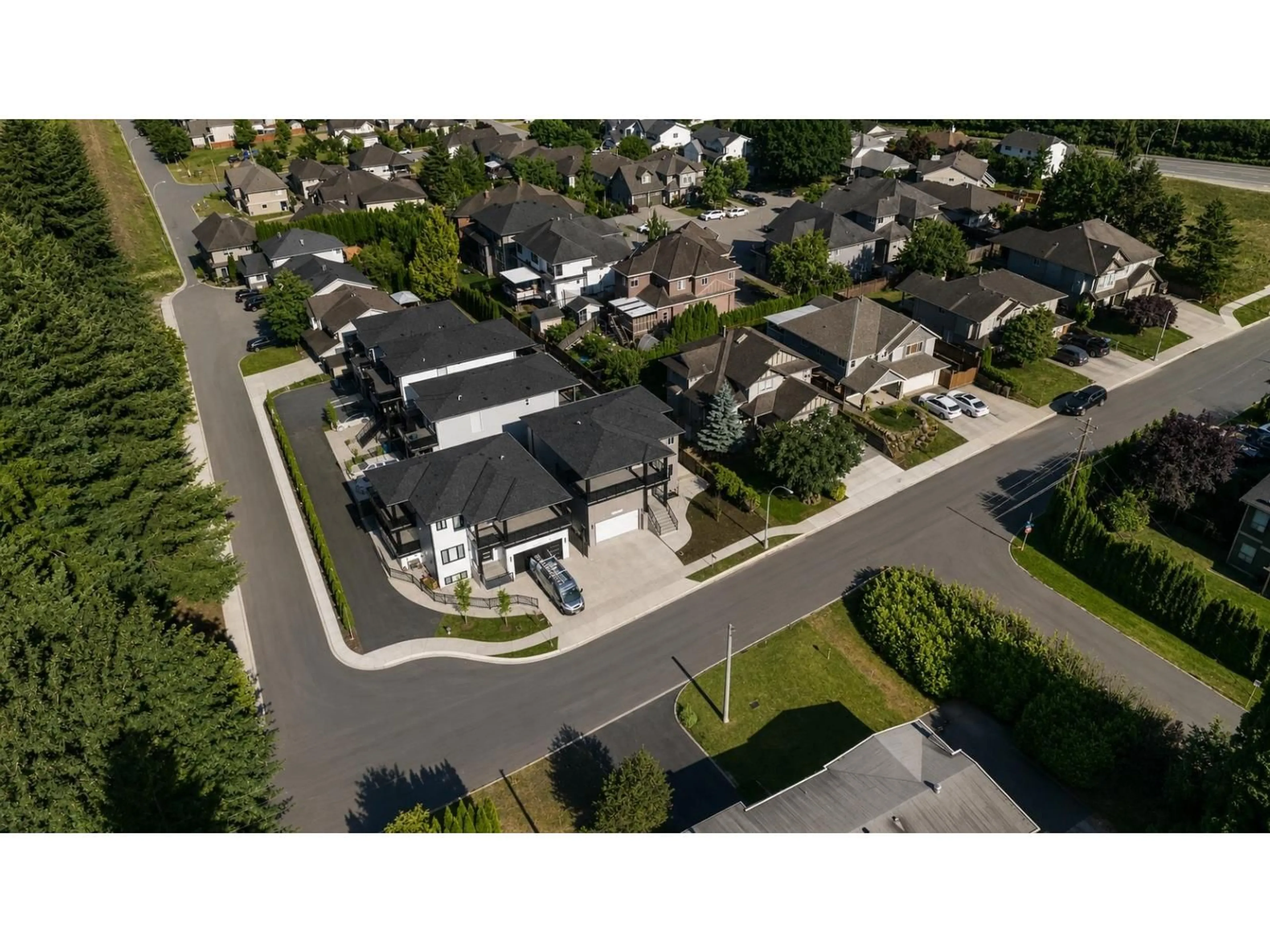 A pic from outside/outdoor area/front of a property/back of a property/a pic from drone, street for 1680B MCKENZIE ROAD, Abbotsford British Columbia V2S8J6