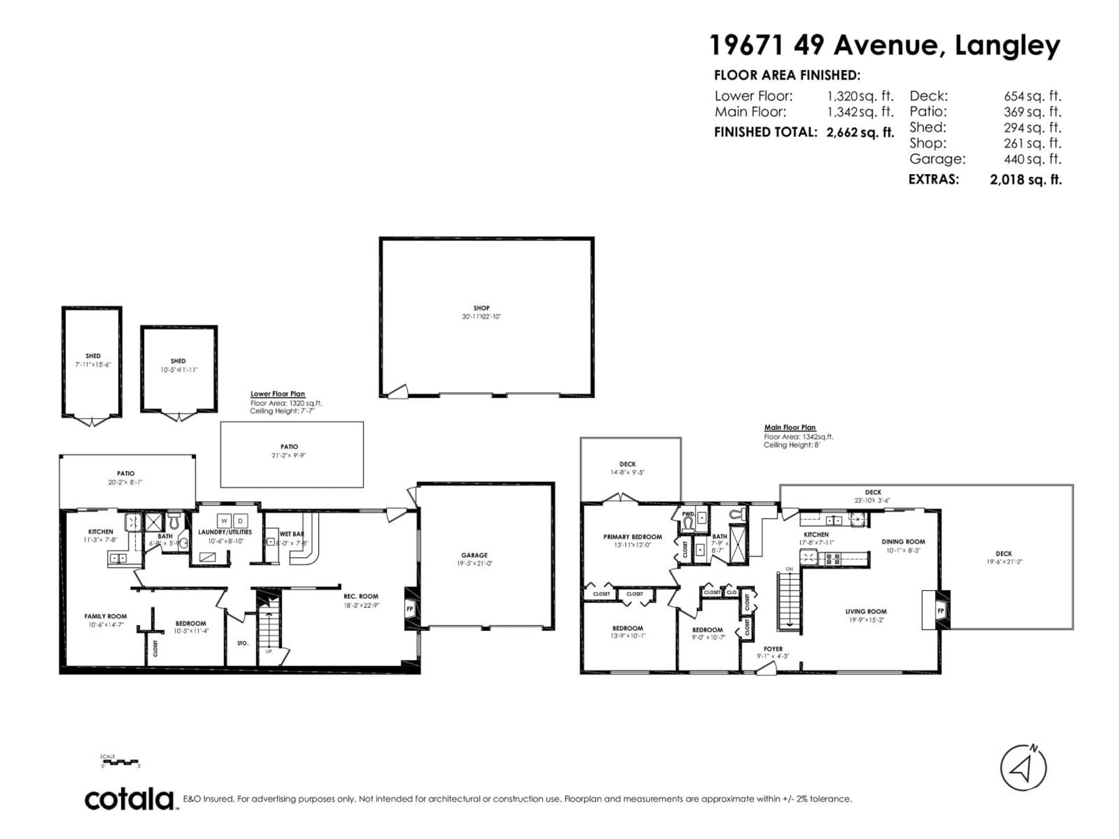 Floor plan for 19671 49 AVENUE, Langley British Columbia V3A3R2