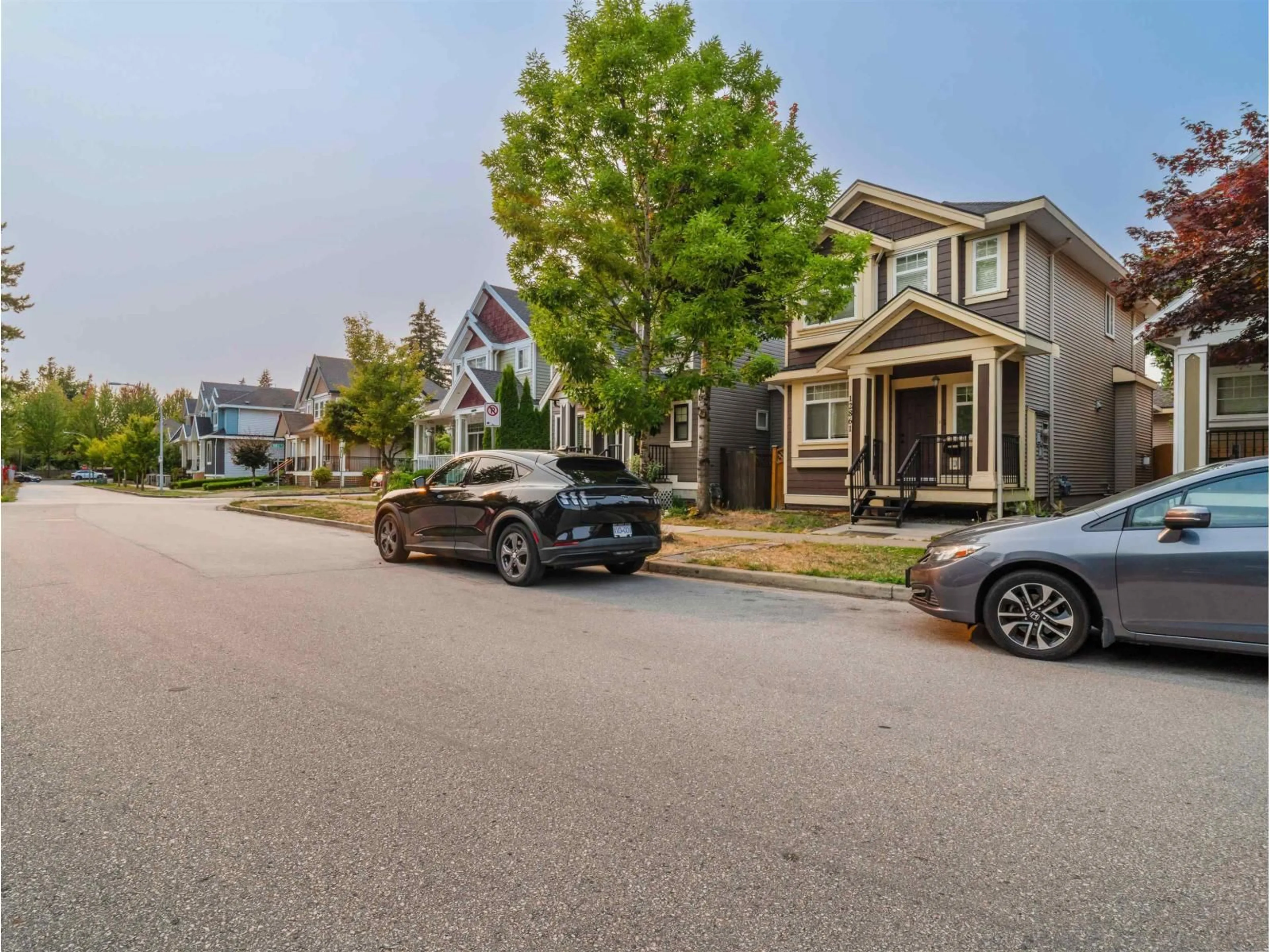 A pic from outside/outdoor area/front of a property/back of a property/a pic from drone, street for 12861 59 AVENUE, Surrey British Columbia V3X1T3