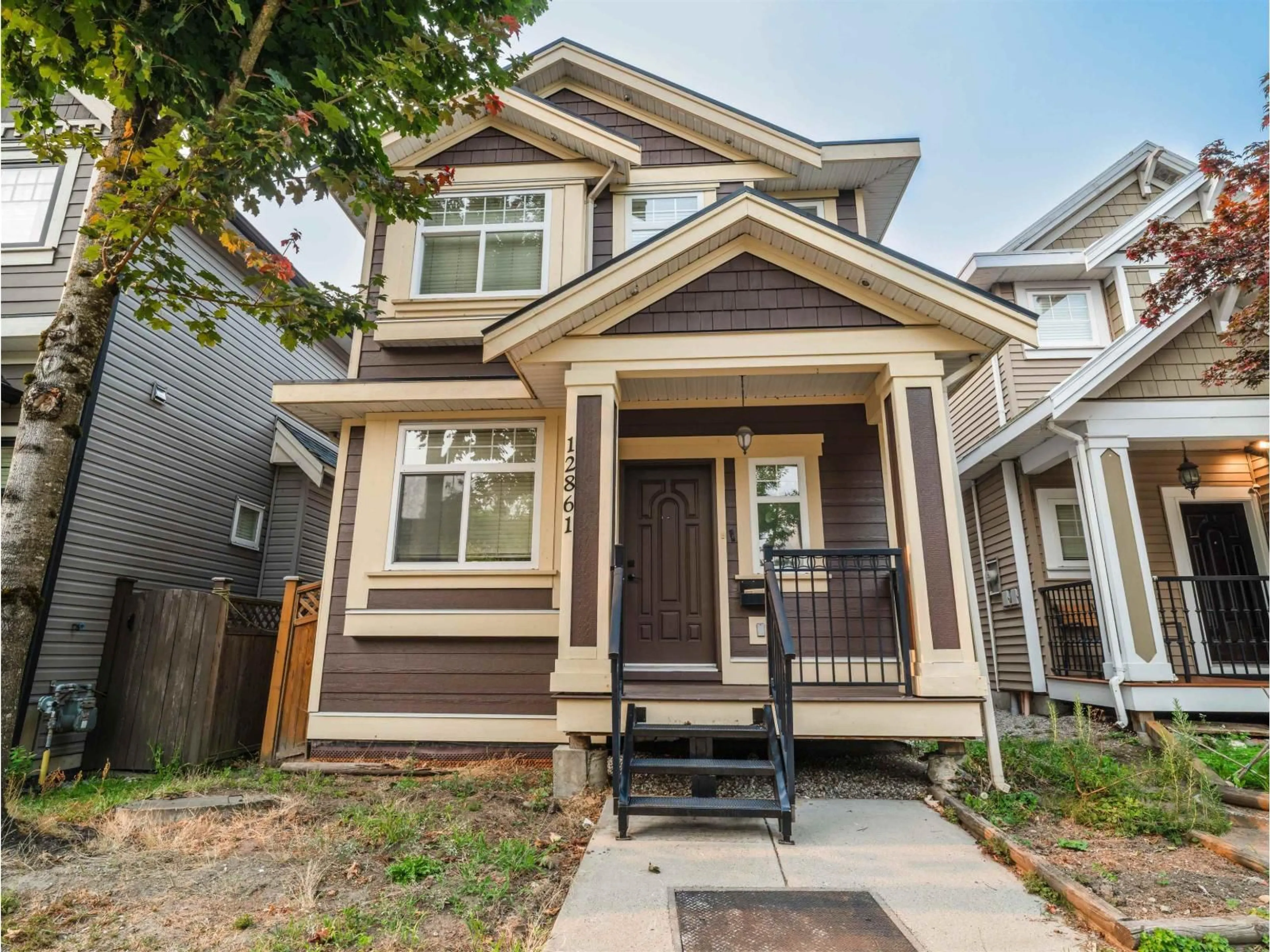 Home with vinyl exterior material, street for 12861 59 AVENUE, Surrey British Columbia V3X1T3