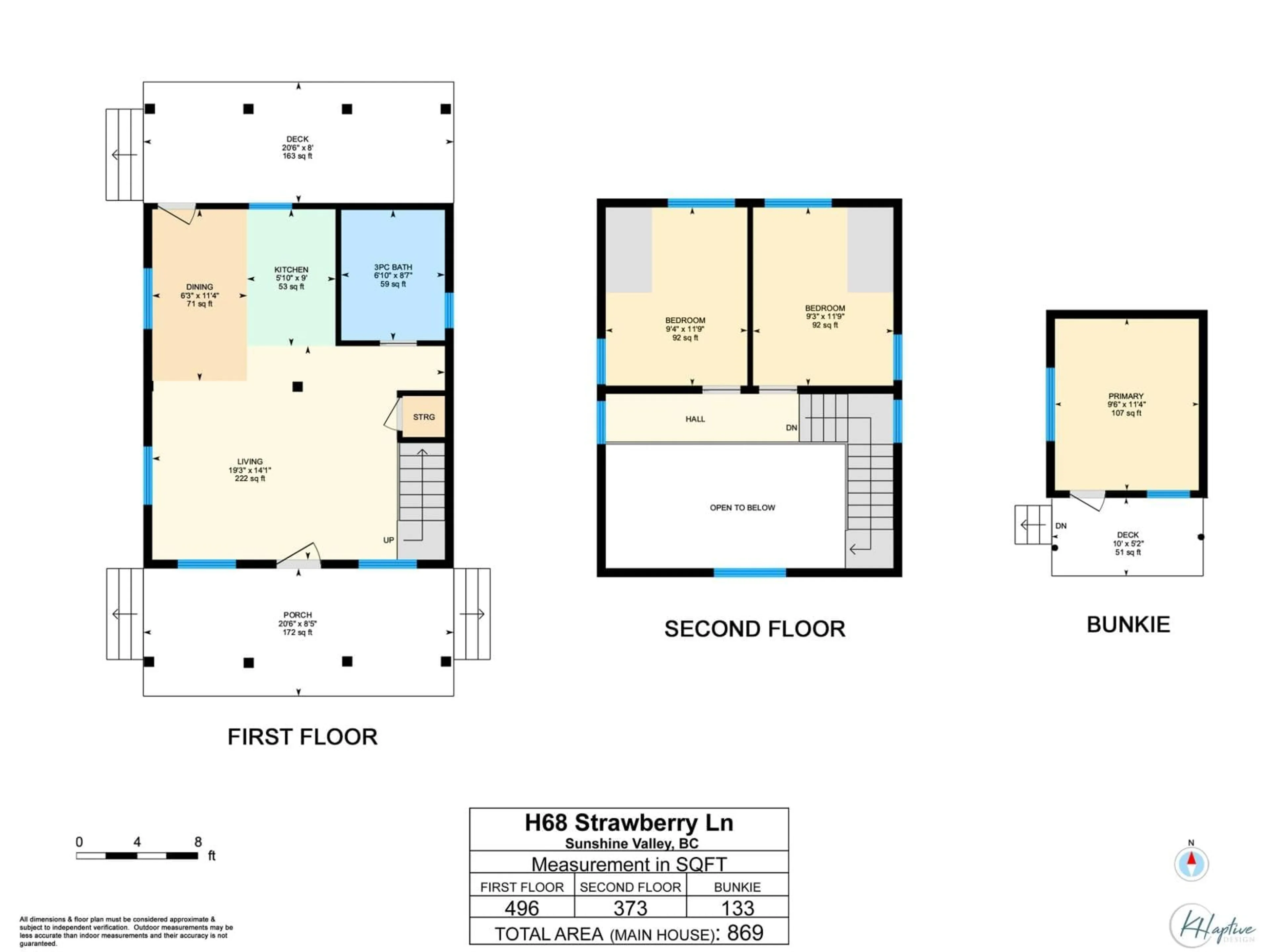 Floor plan for H68 STRAWBERRY LANE, Sunshine Valley British Columbia V0X1L5