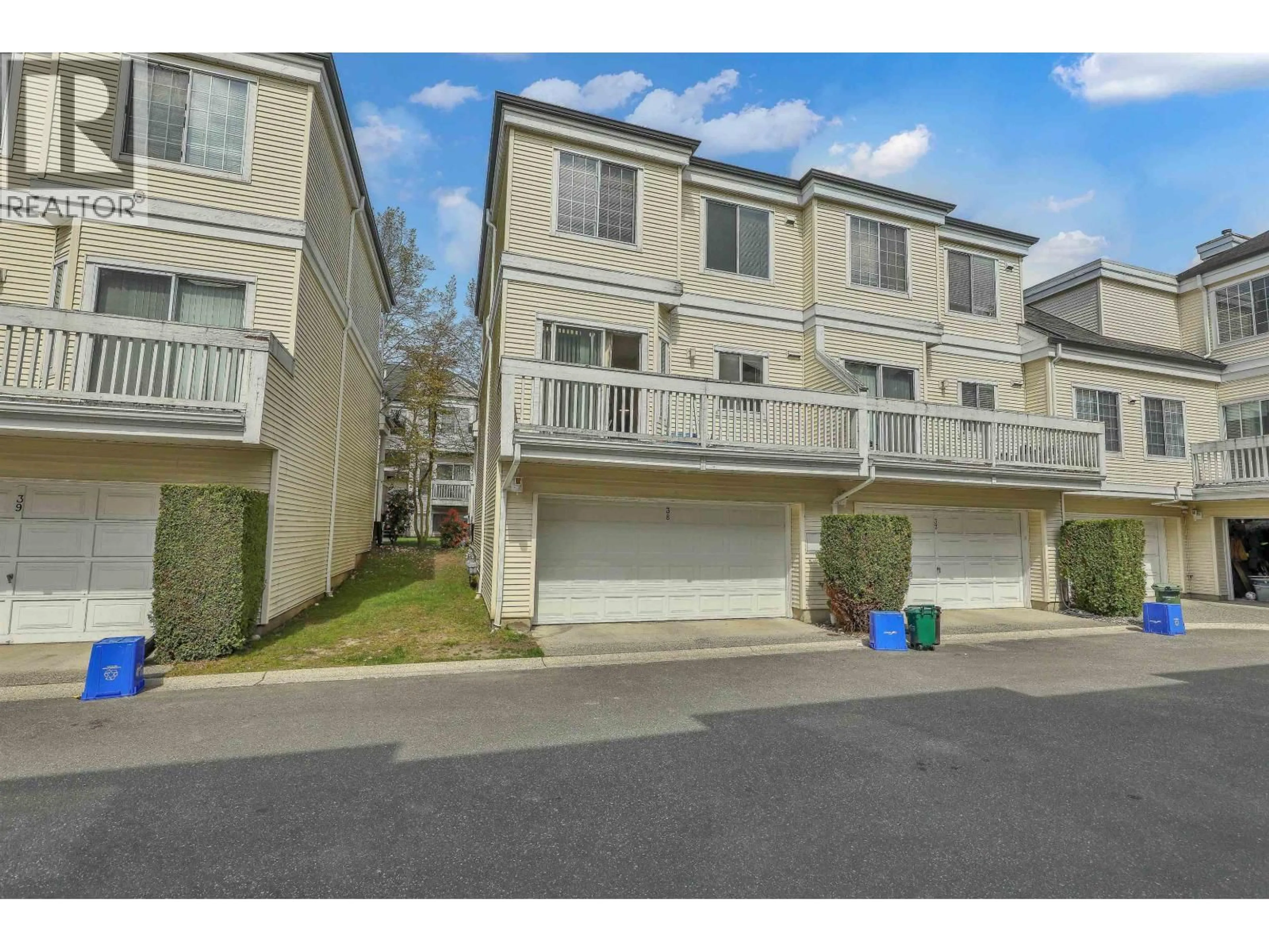 A pic from outside/outdoor area/front of a property/back of a property/a pic from drone, street for 38 - 12500 MCNEELY DRIVE, Richmond British Columbia V6V2S4