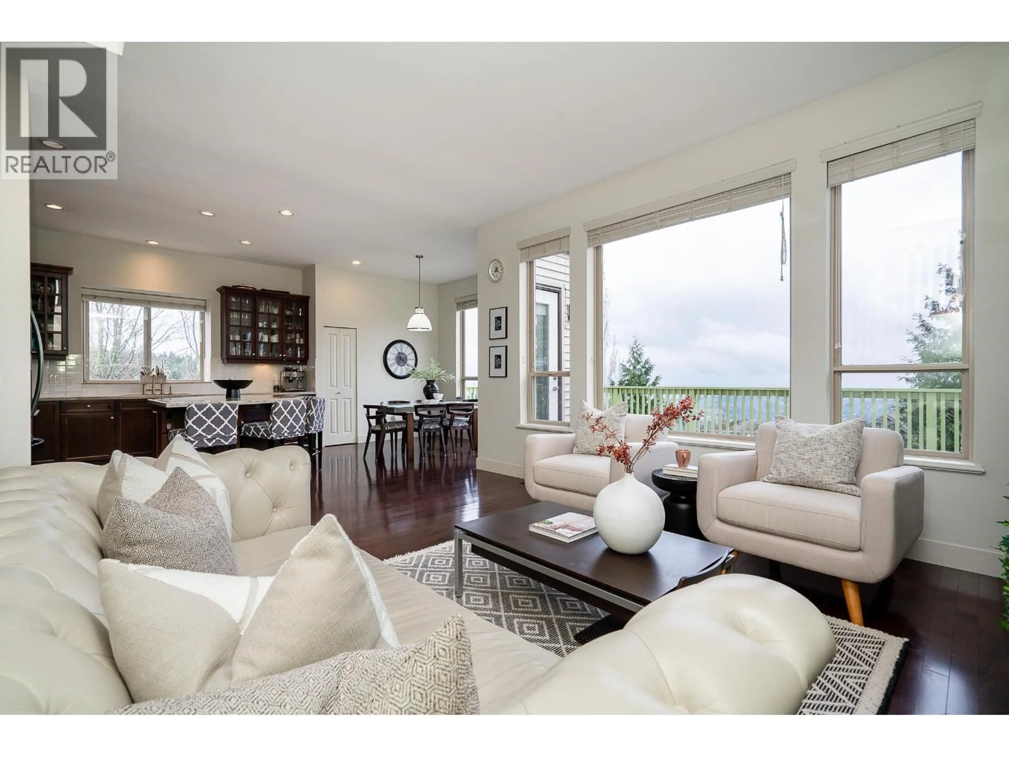 Living room with furniture, wood/laminate floor for 113 CRANBERRY COURT, Port Moody British Columbia V3H0C4