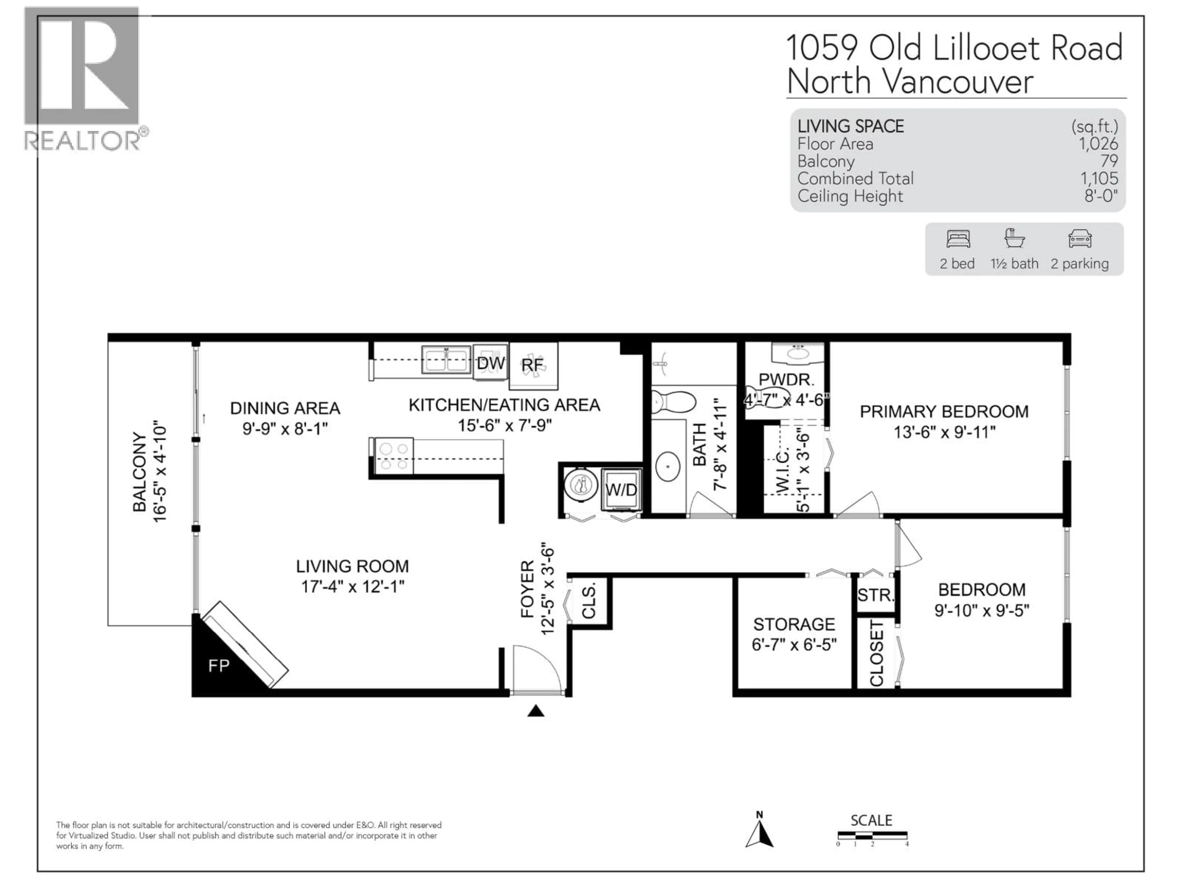 Floor plan for 1059 OLD LILLOOET ROAD, North Vancouver British Columbia V7J3H6