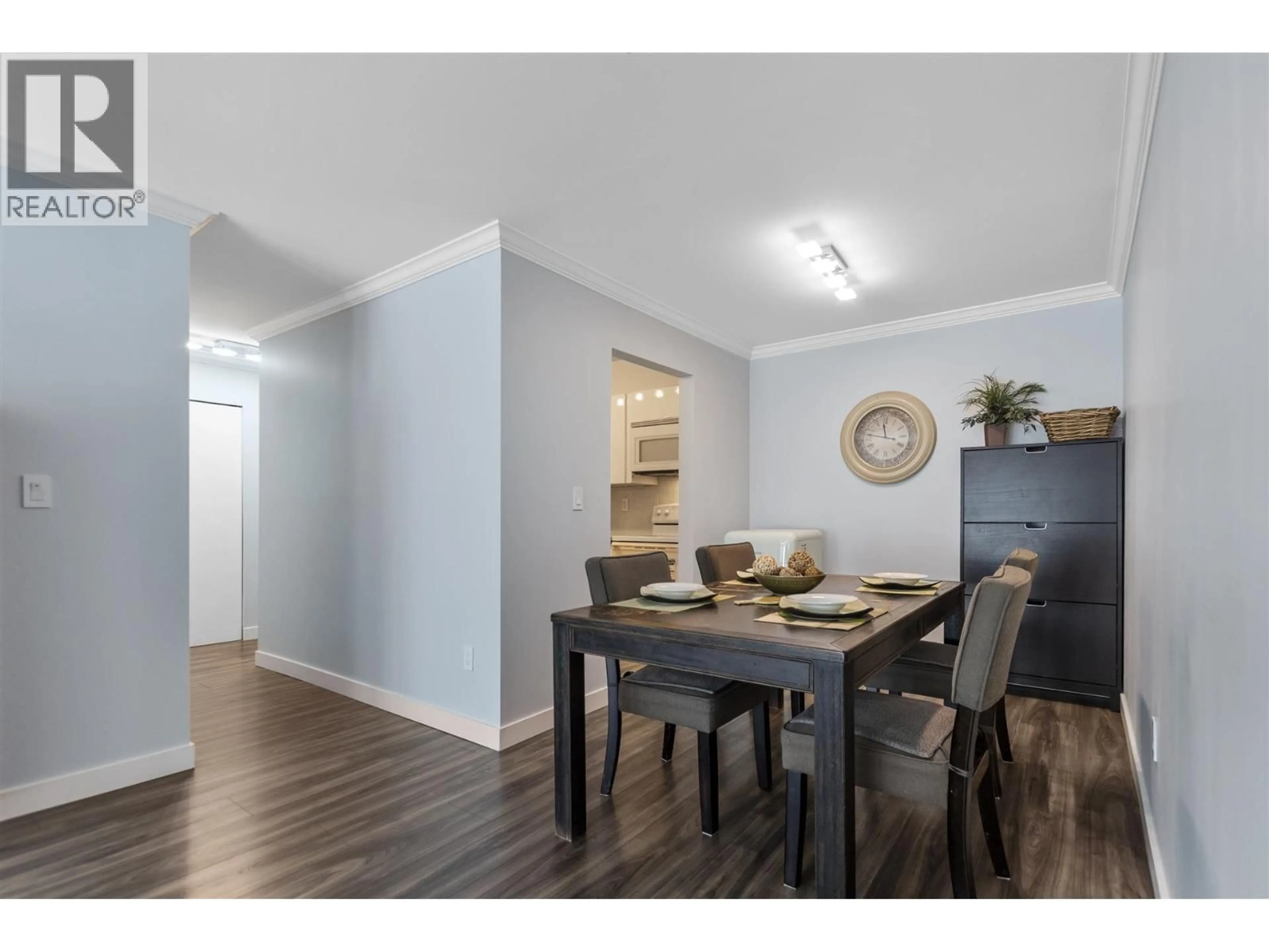 Dining room, wood/laminate floor for 302 - 2328 OXFORD STREET, Vancouver British Columbia V5L1G3