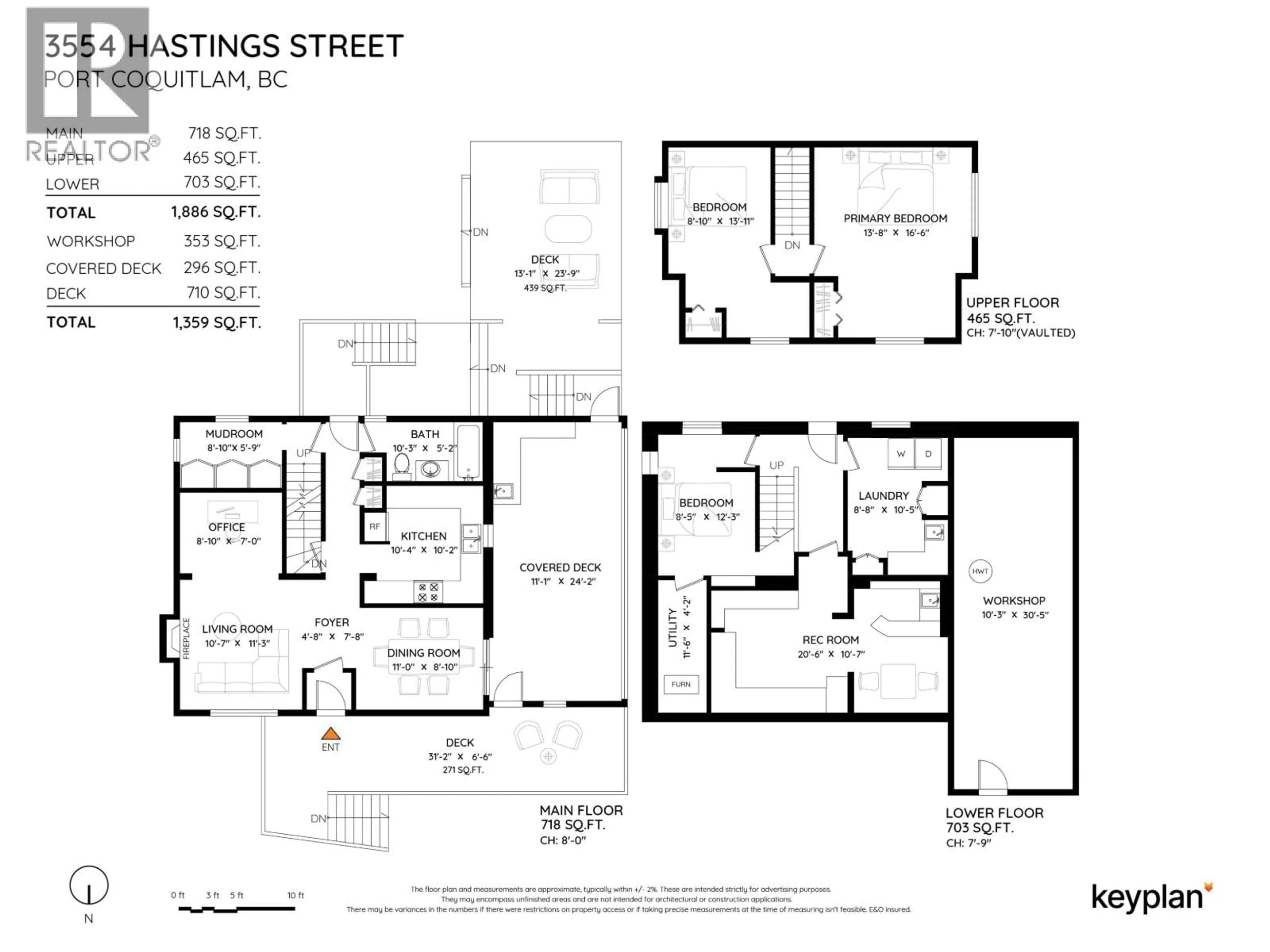Floor plan for 3554 HASTINGS STREET, Port Coquitlam British Columbia V3B4N4