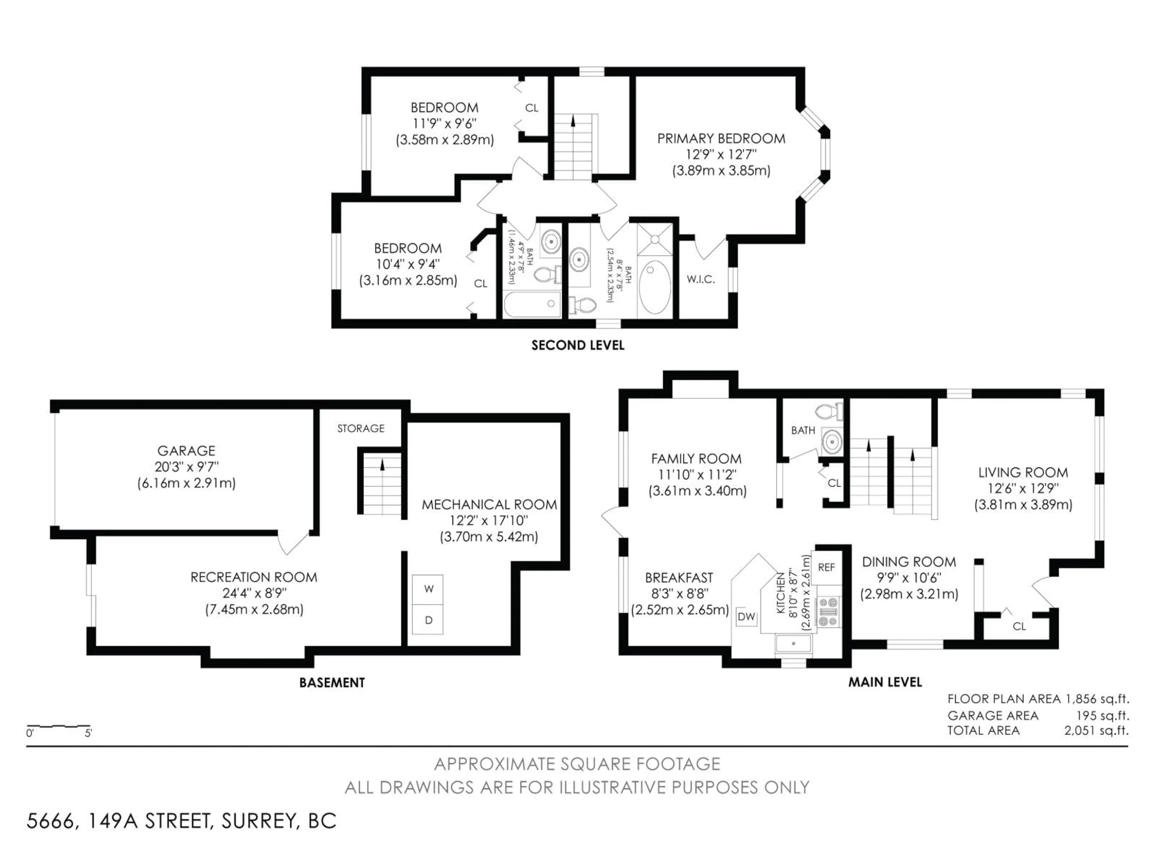Floor plan for 5666 149A STREET, Surrey British Columbia V3S8X1