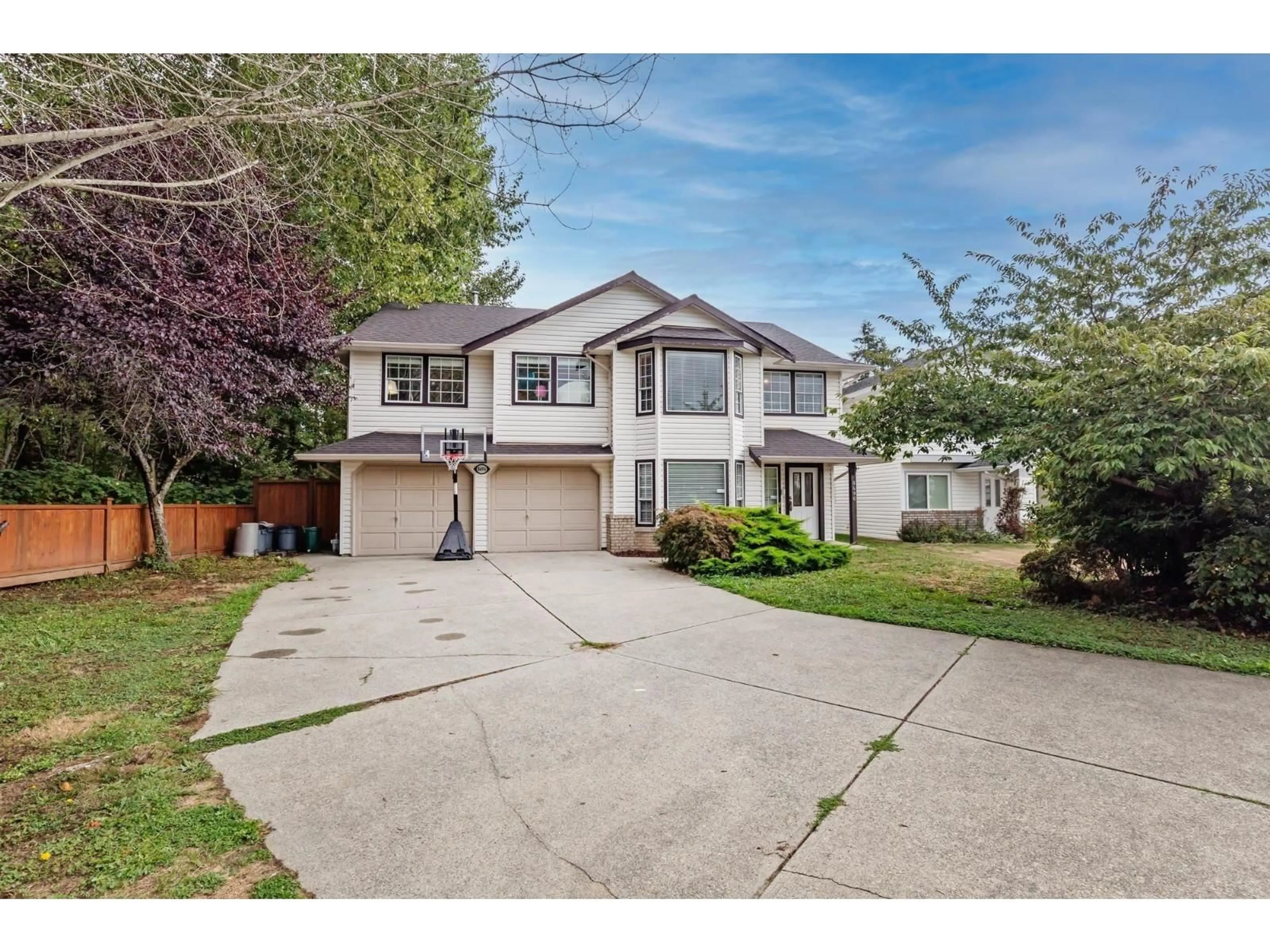 Home with vinyl exterior material, street for 8496 COX DRIVE, Mission British Columbia V2V6V3