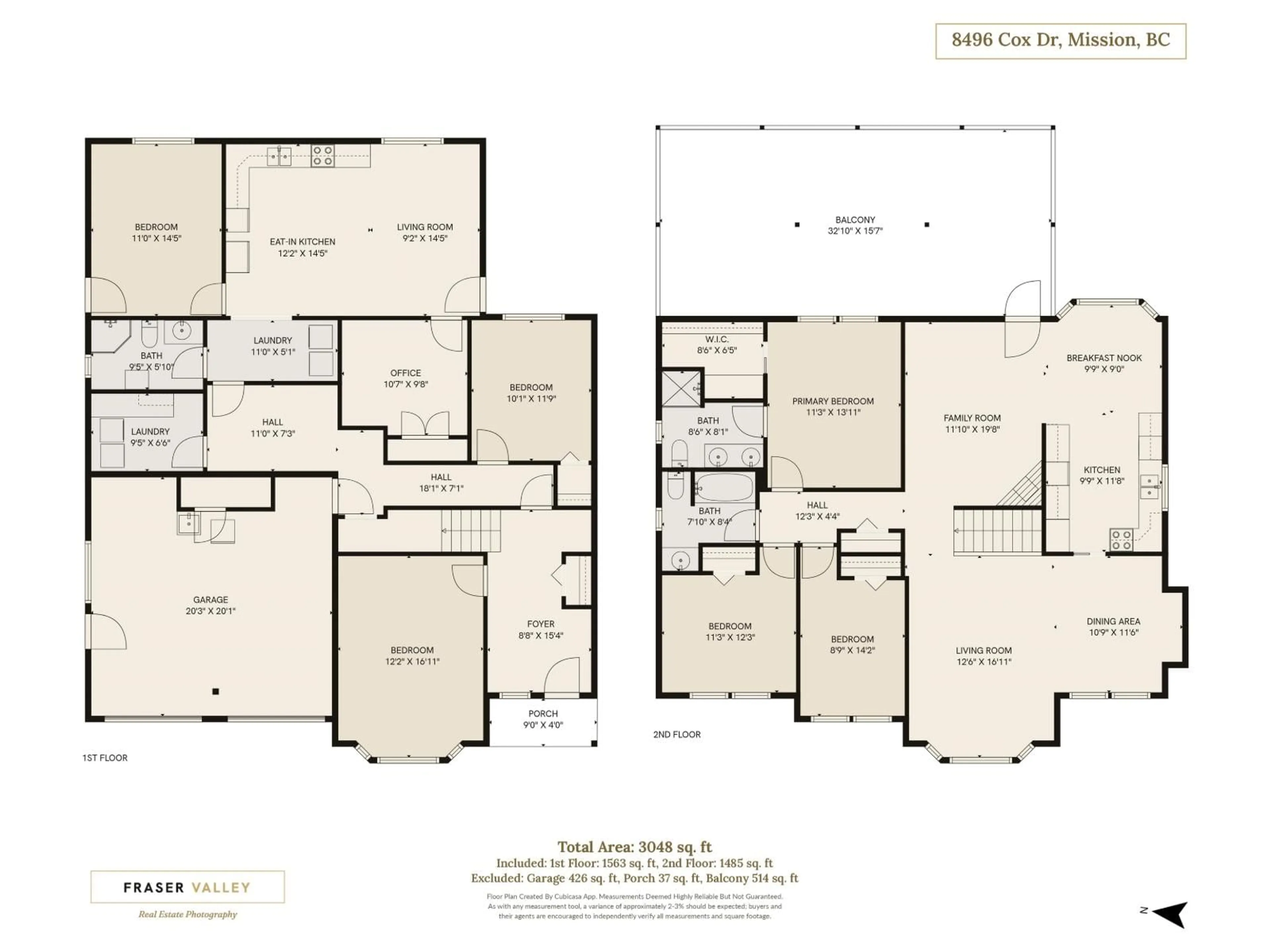 Floor plan for 8496 COX DRIVE, Mission British Columbia V2V6V3