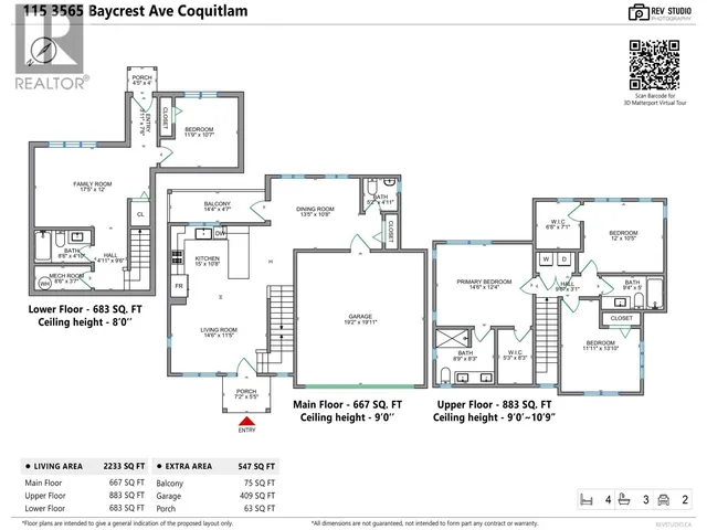 115 - 3565 BAYCREST AVENUE, Coquitlam 4