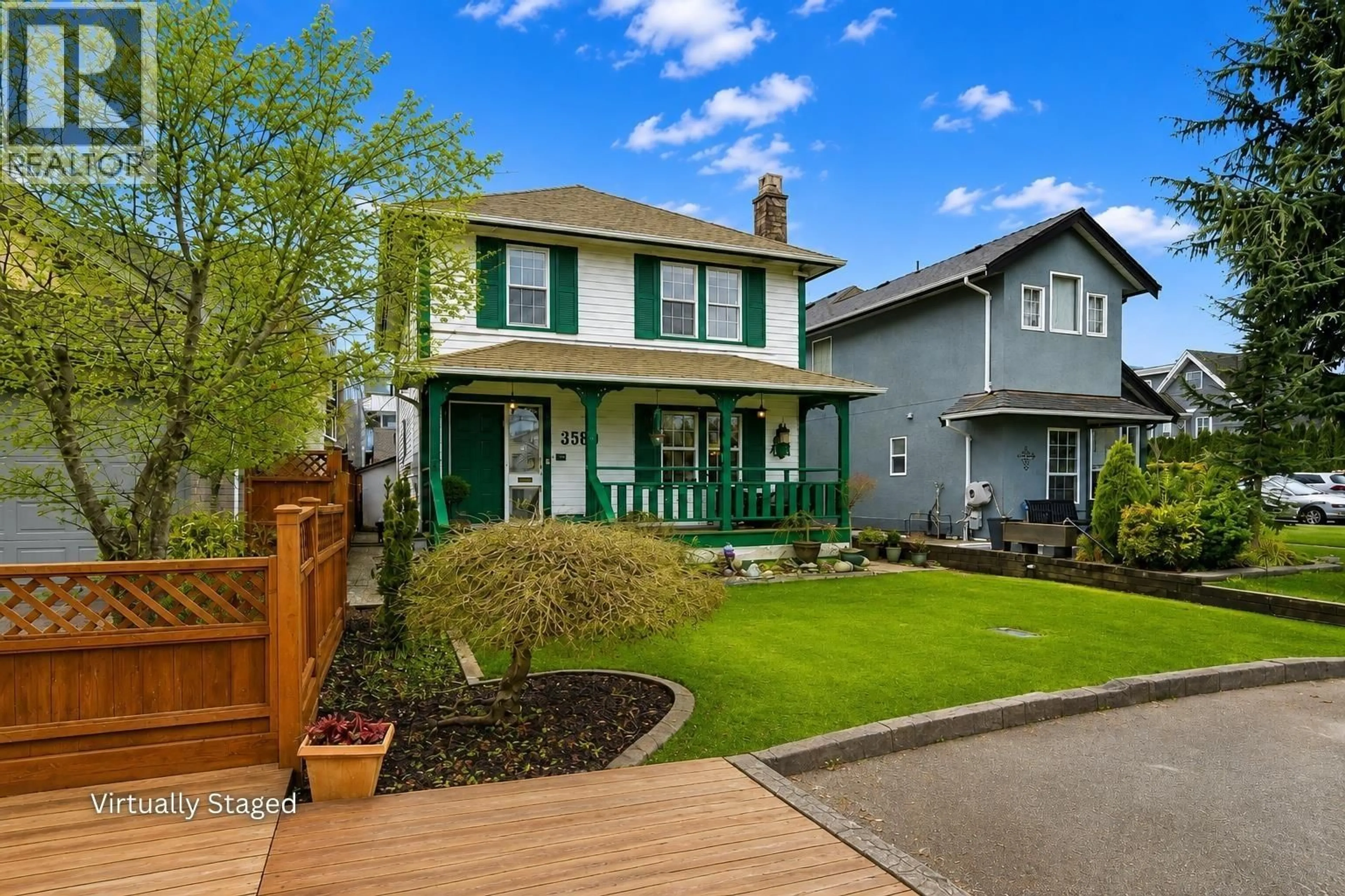 Home with vinyl exterior material, street for 3580 BROADWAY STREET, Richmond British Columbia V7E2X8