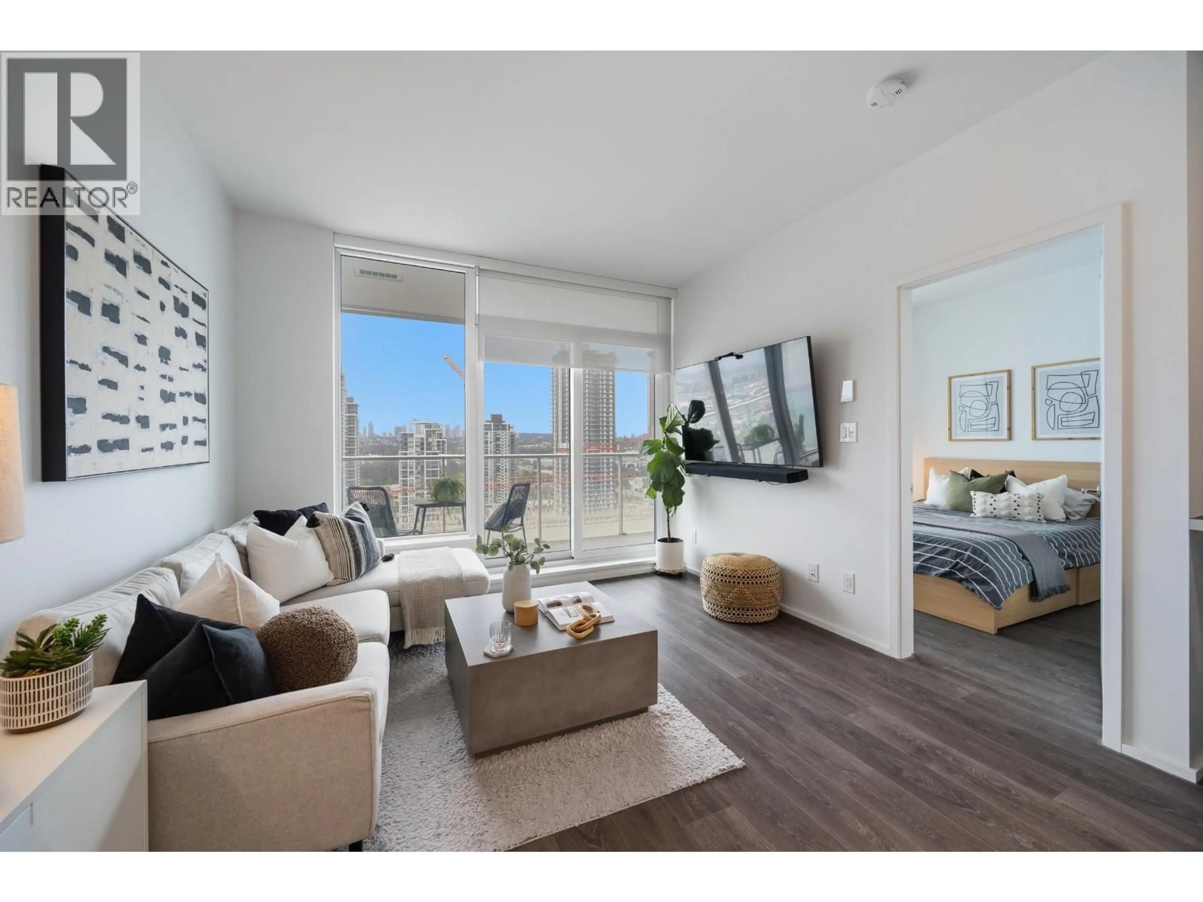 Living room with furniture, unknown for 1104 - 4650 BRENTWOOD BOULEVARD, Burnaby British Columbia V5C0M3