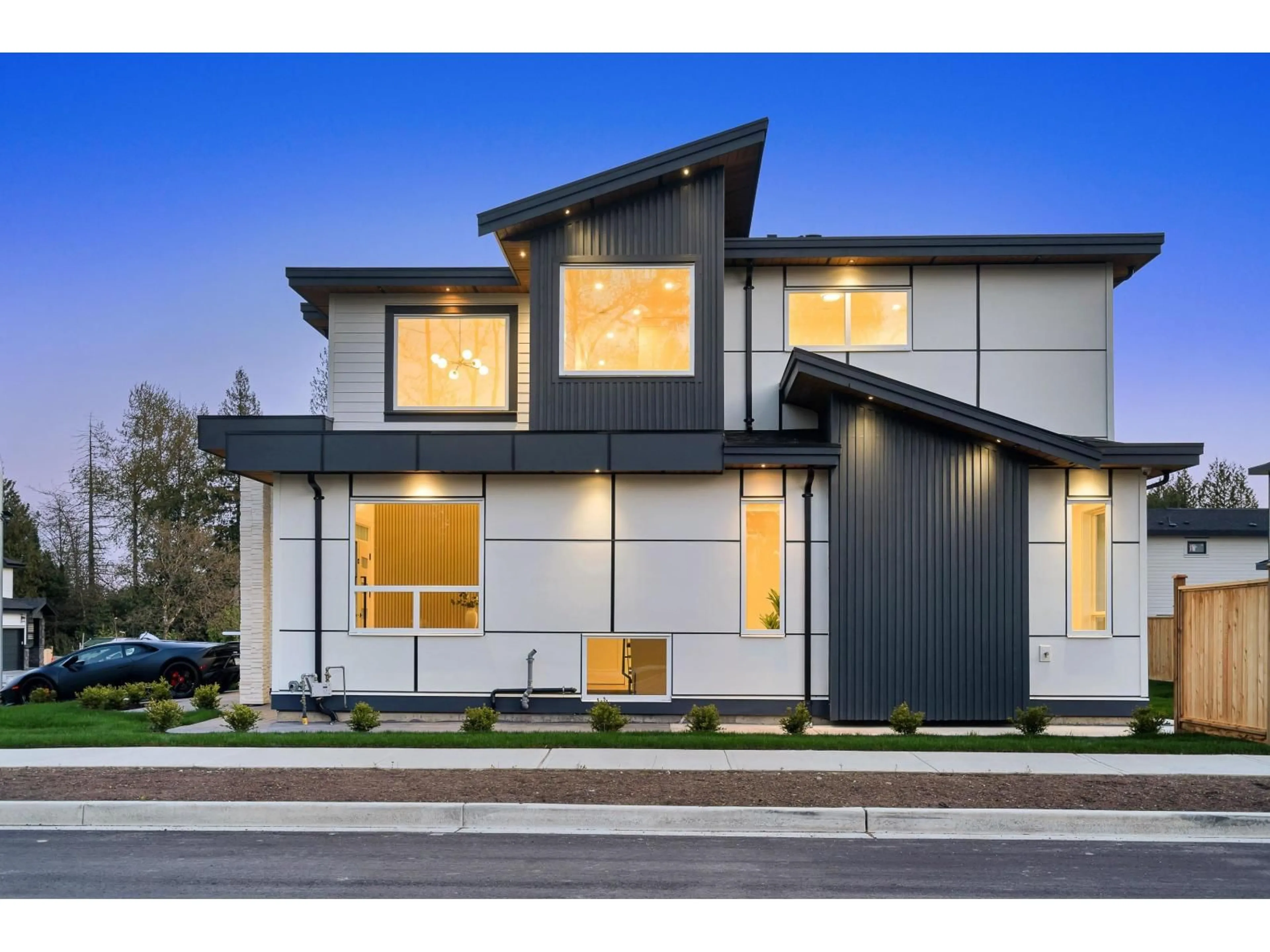 Home with vinyl exterior material, street for 7145 204A STREET, Langley British Columbia V2Y3S7