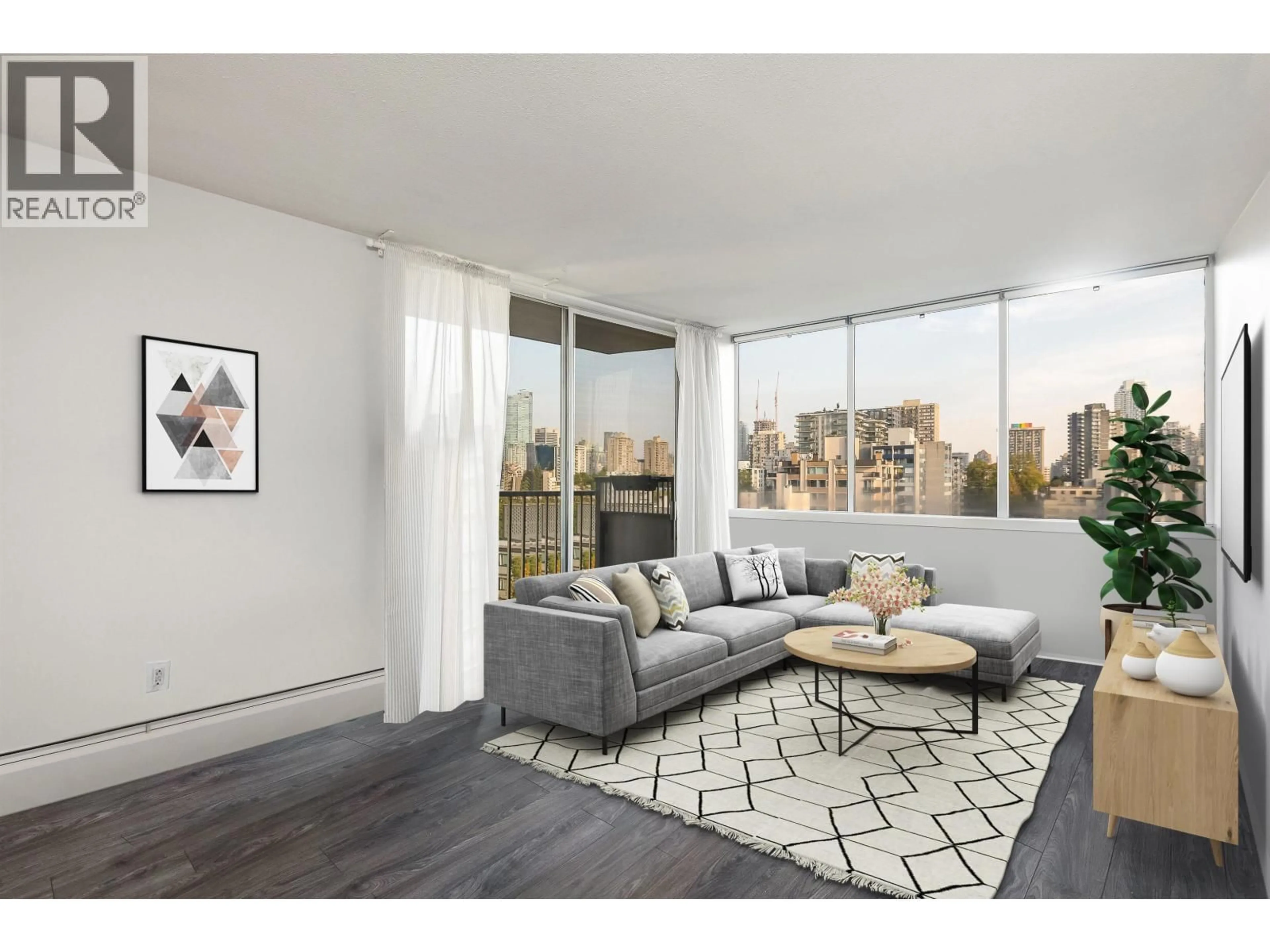 Living room with furniture, unknown for 1505 - 1251 CARDERO STREET, Vancouver British Columbia V6G2H9