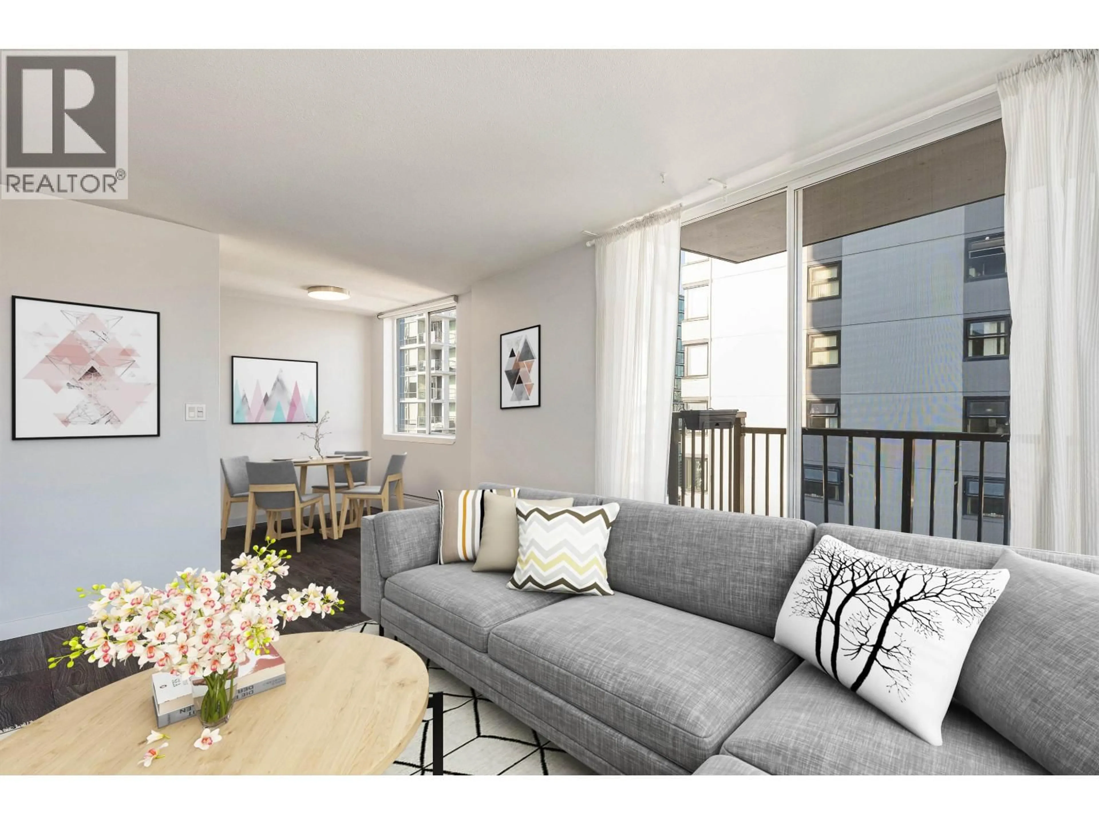 Living room with furniture, unknown for 1505 - 1251 CARDERO STREET, Vancouver British Columbia V6G2H9