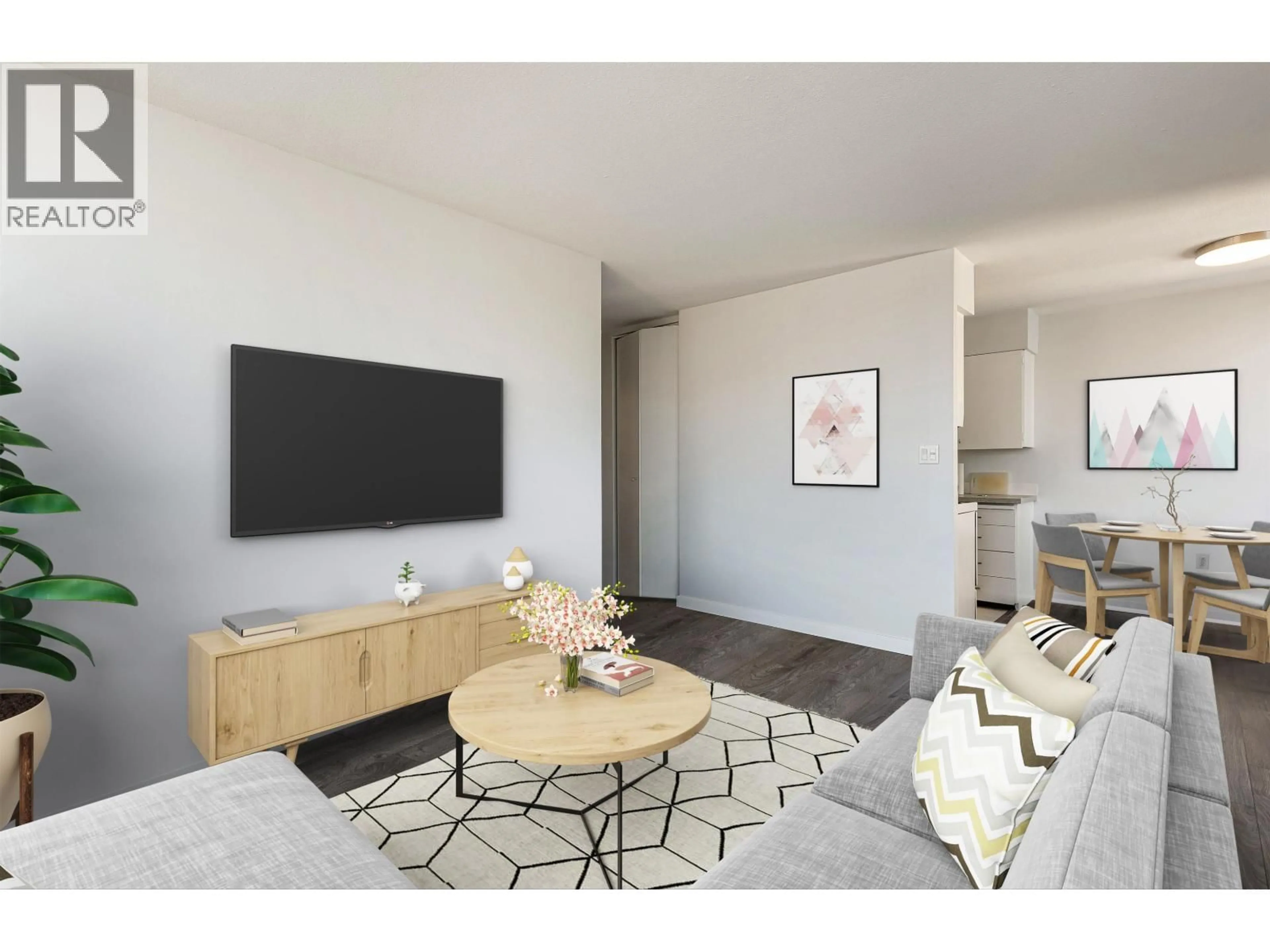 Living room with furniture, unknown for 1505 - 1251 CARDERO STREET, Vancouver British Columbia V6G2H9
