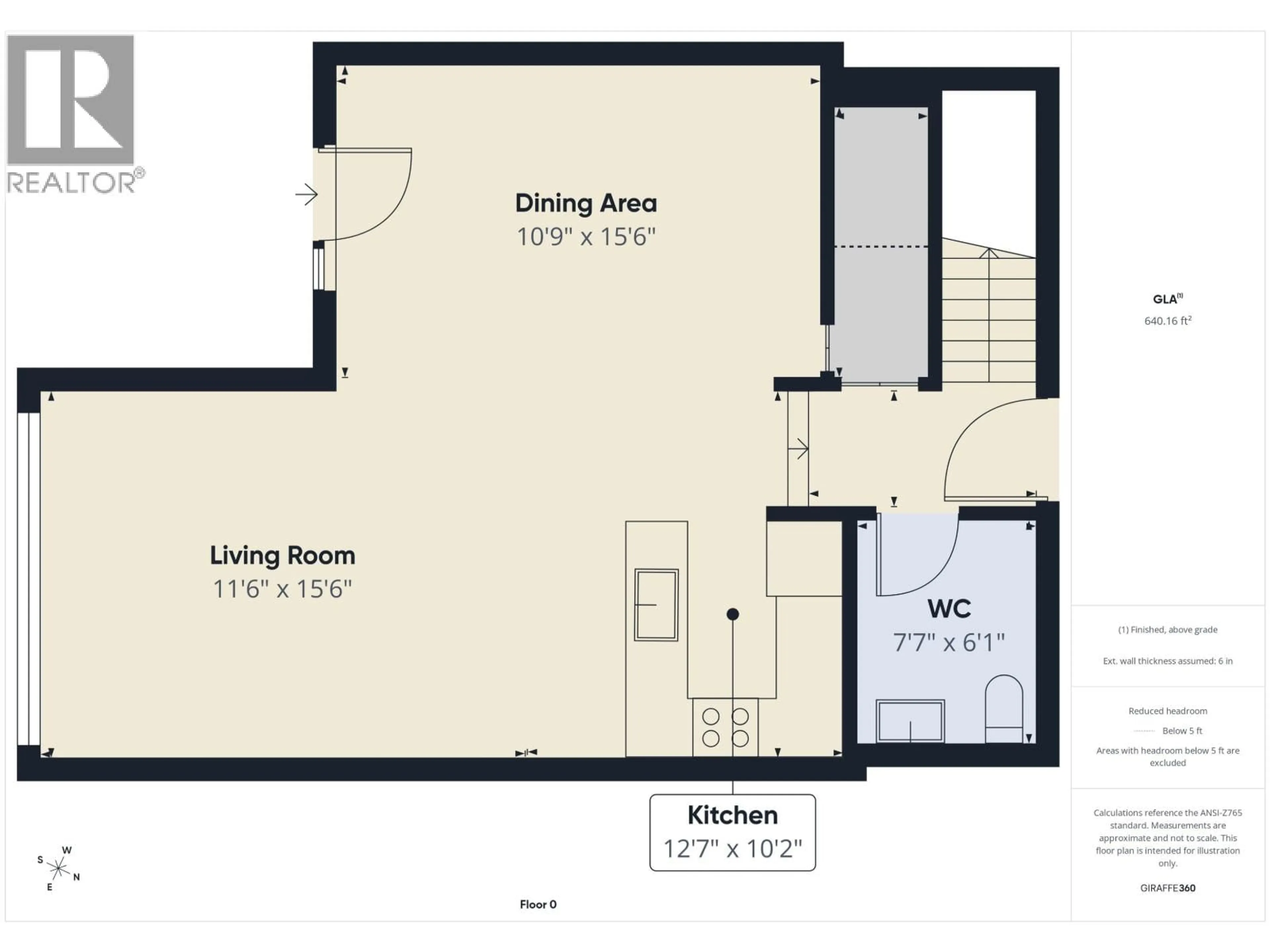 Floor plan for 1573 57 AVENUE, Vancouver British Columbia V6P0H7