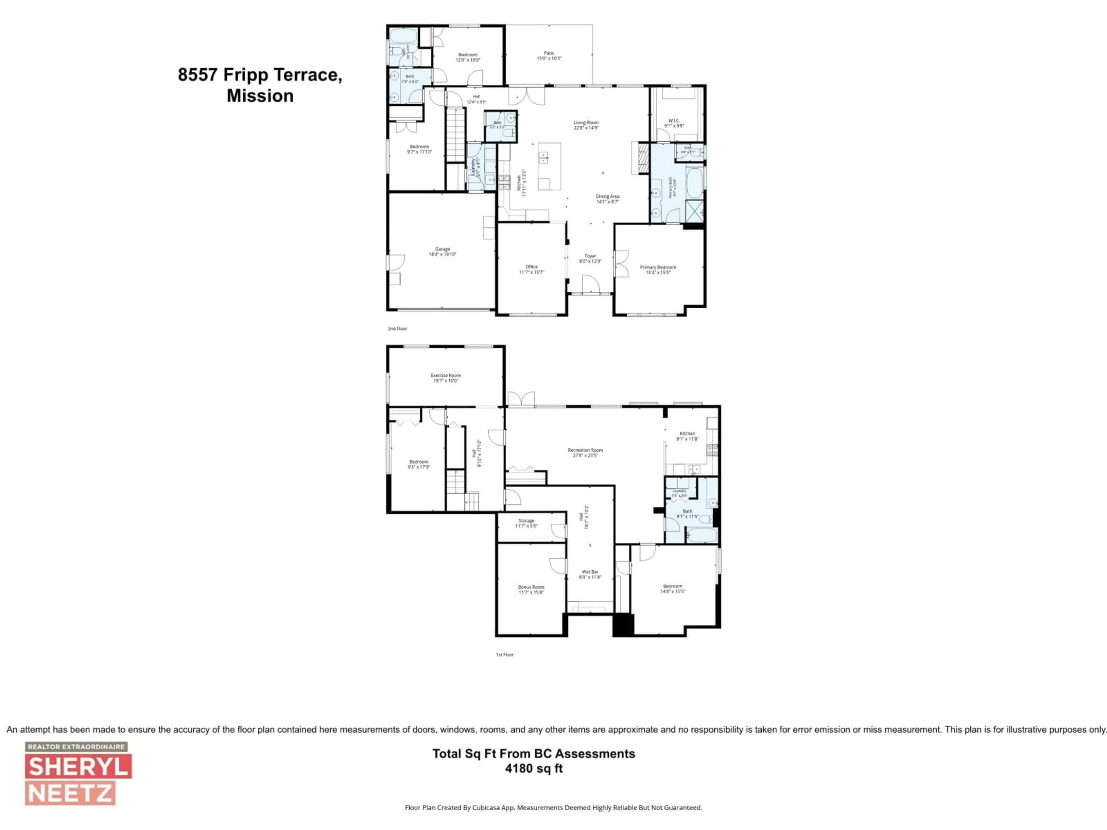 Floor plan for 8557 FRIPP TERRACE, Mission British Columbia V2V6T3