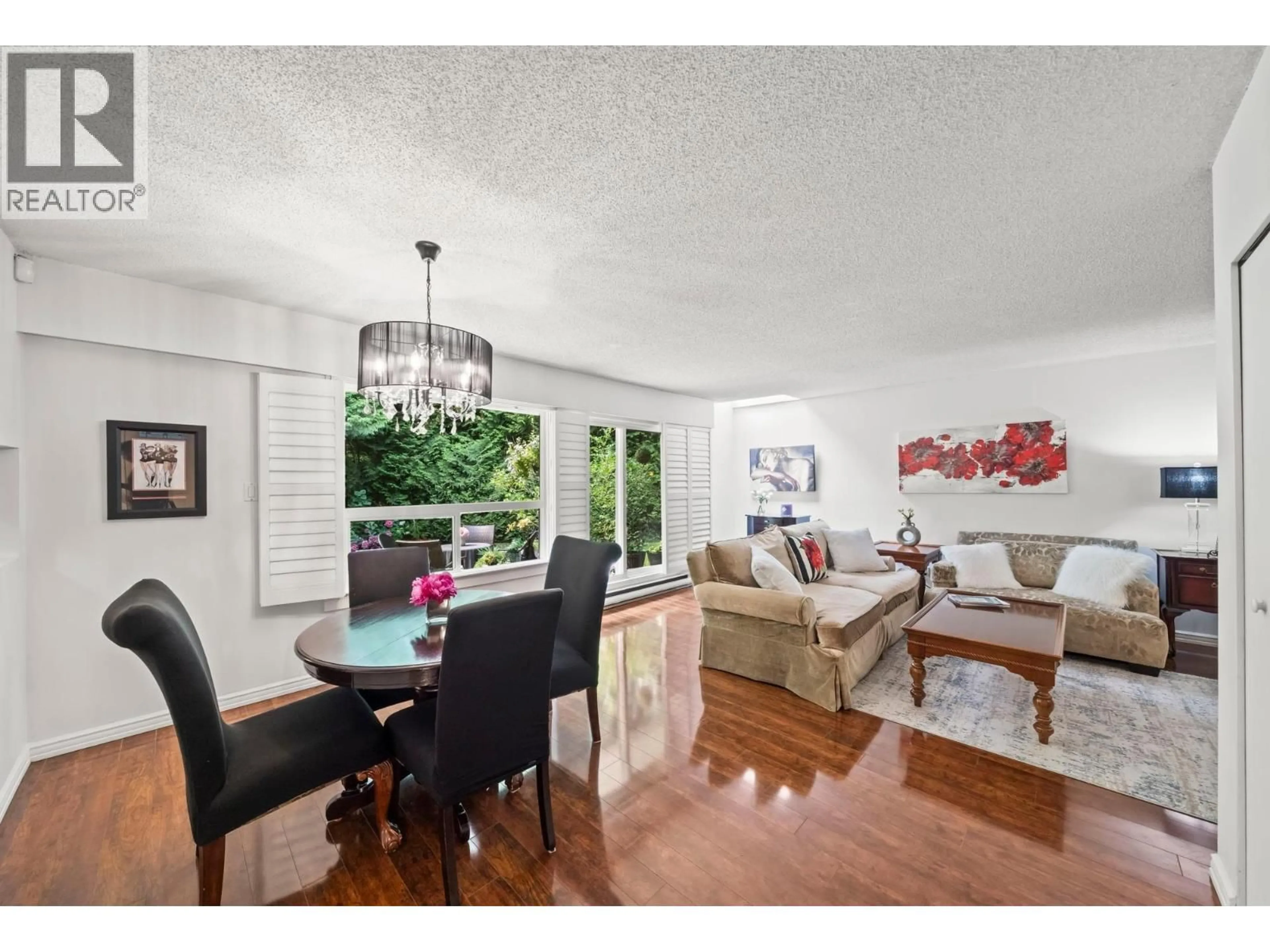 Dining room, wood/laminate floor for 30 - 9101 FOREST GROVE DRIVE, Burnaby British Columbia V5A3Z5
