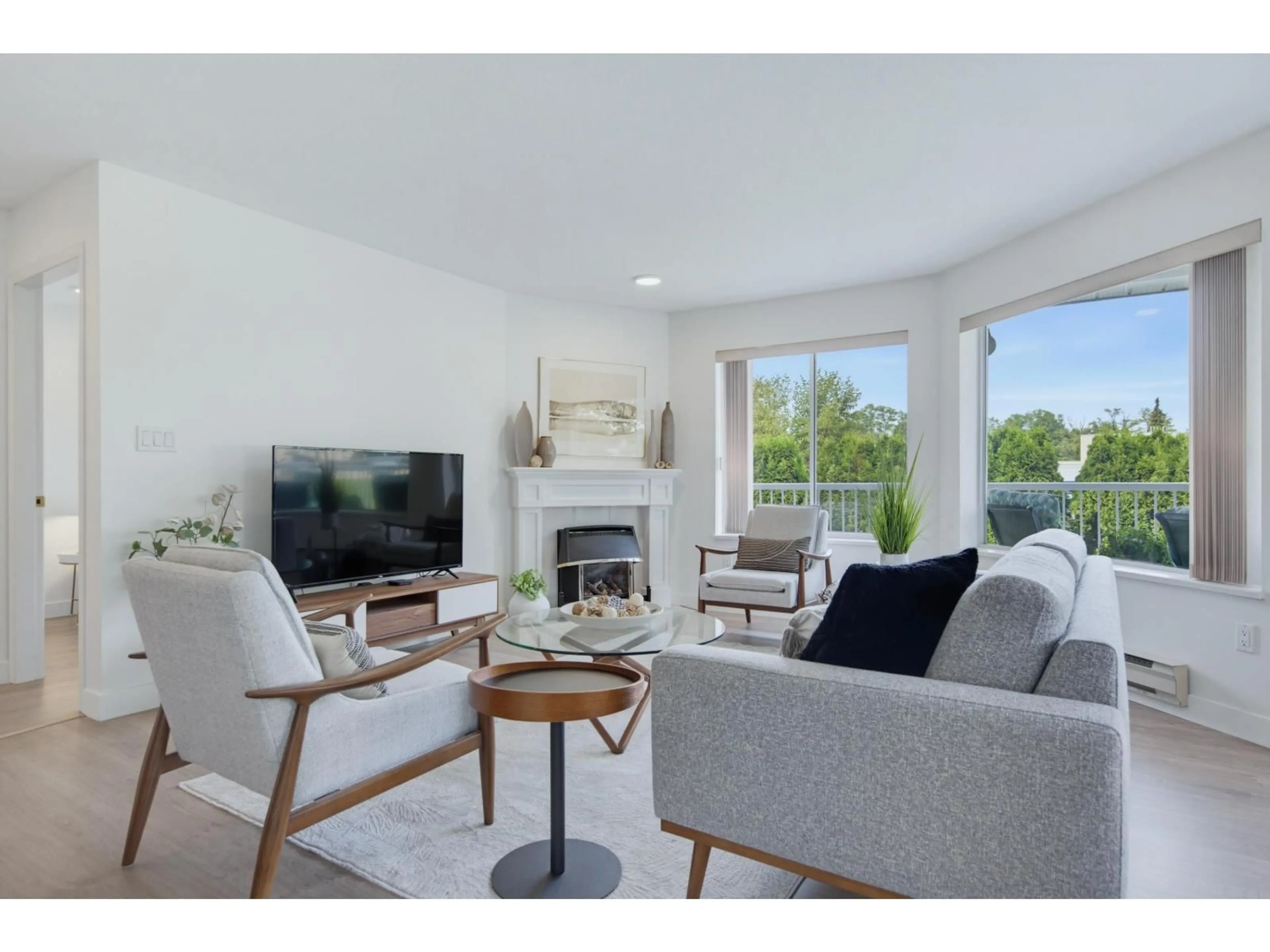 Living room with furniture, unknown for 107 - 5363 206 STREET, Langley British Columbia V3A2C5