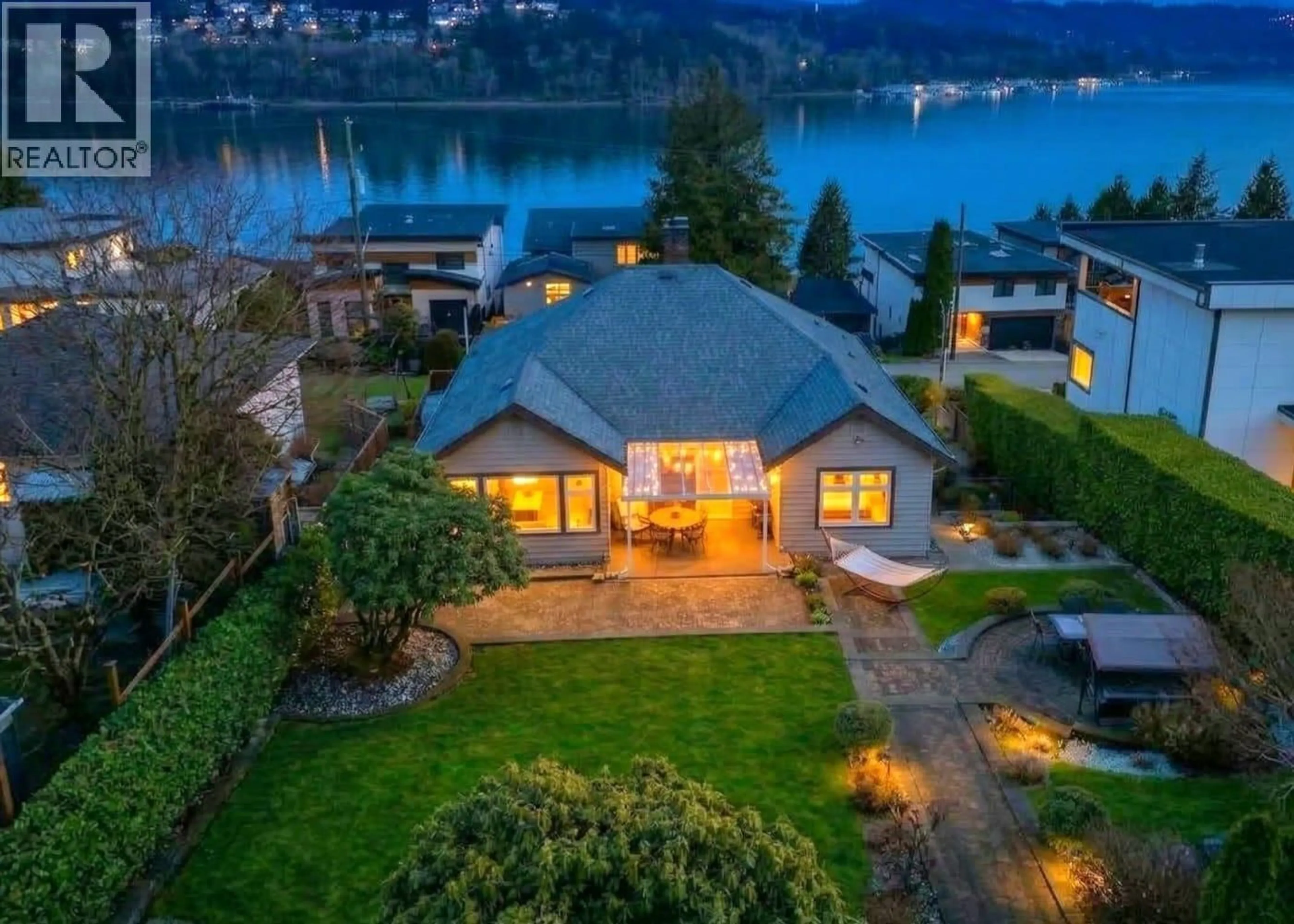 A pic from outside/outdoor area/front of a property/back of a property/a pic from drone, water/lake/river/ocean view for 1227 IOCO ROAD, Port Moody British Columbia V3H2W9