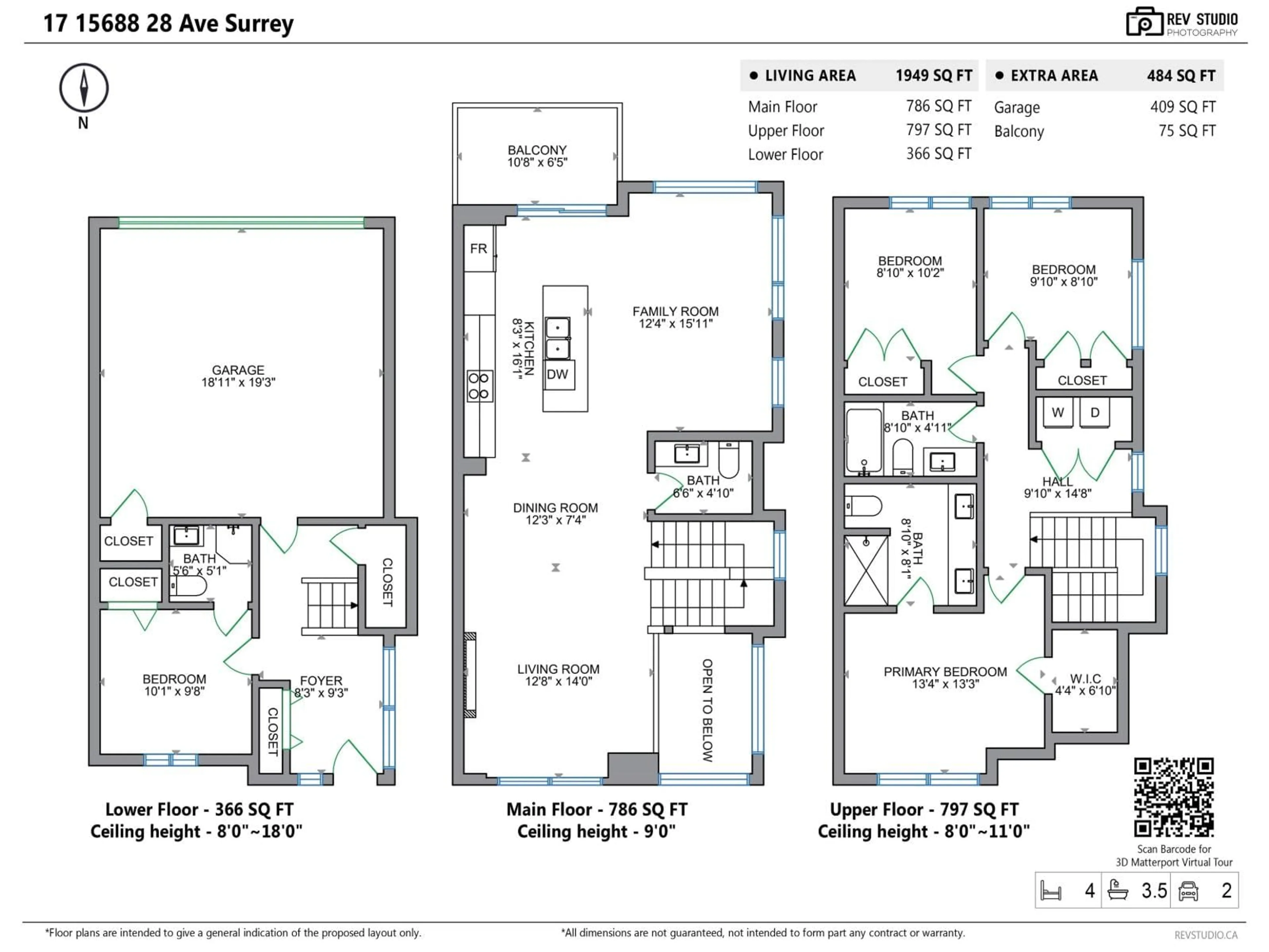 Floor plan for 17 - 15688 28 AVENUE, Surrey British Columbia V3Z0N1
