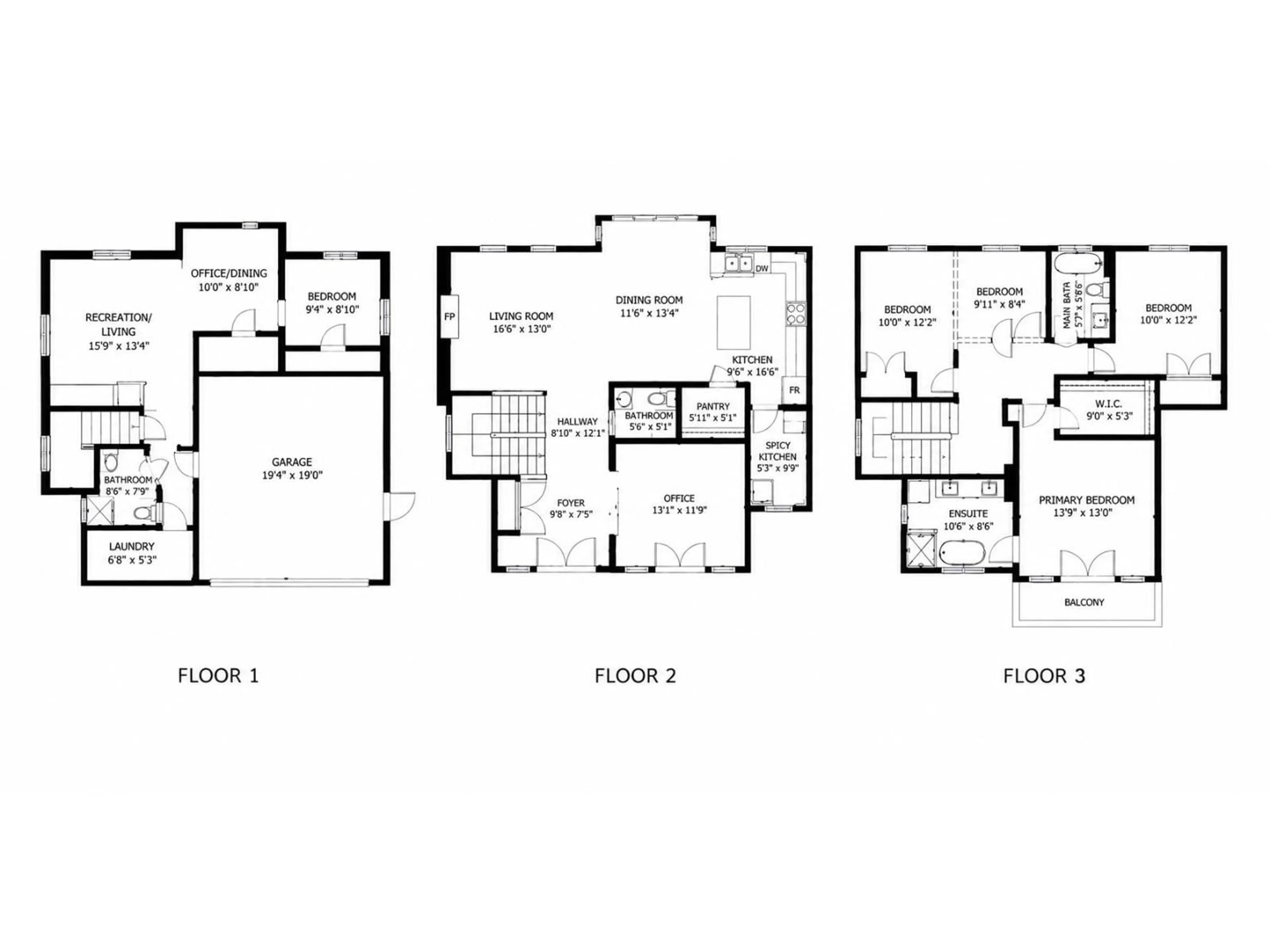 Floor plan for 16148 28A AVENUE, Surrey British Columbia V3Z3Y6