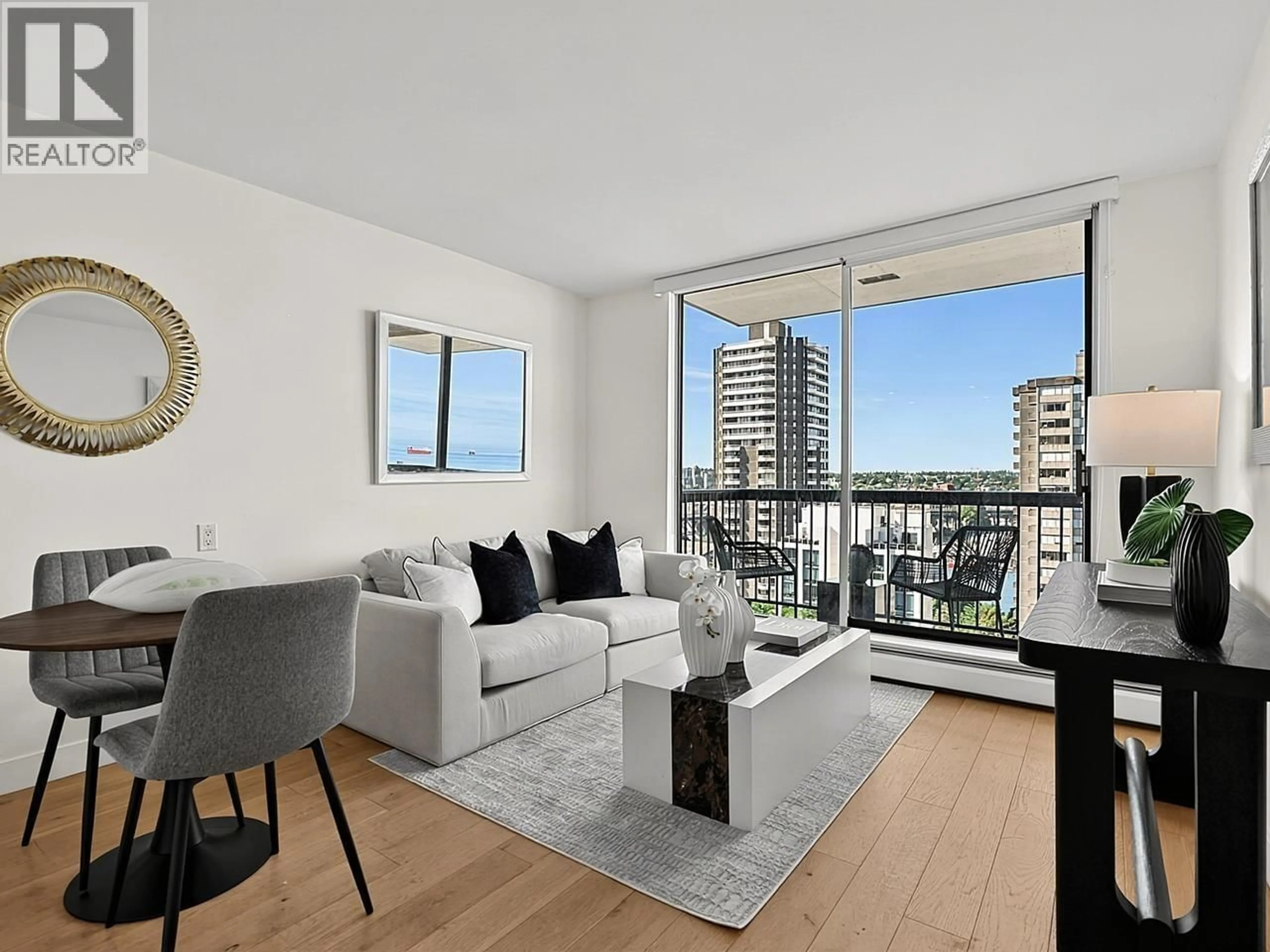 Living room with furniture, unknown for 1008 - 1146 HARWOOD STREET, Vancouver British Columbia V6E3V1