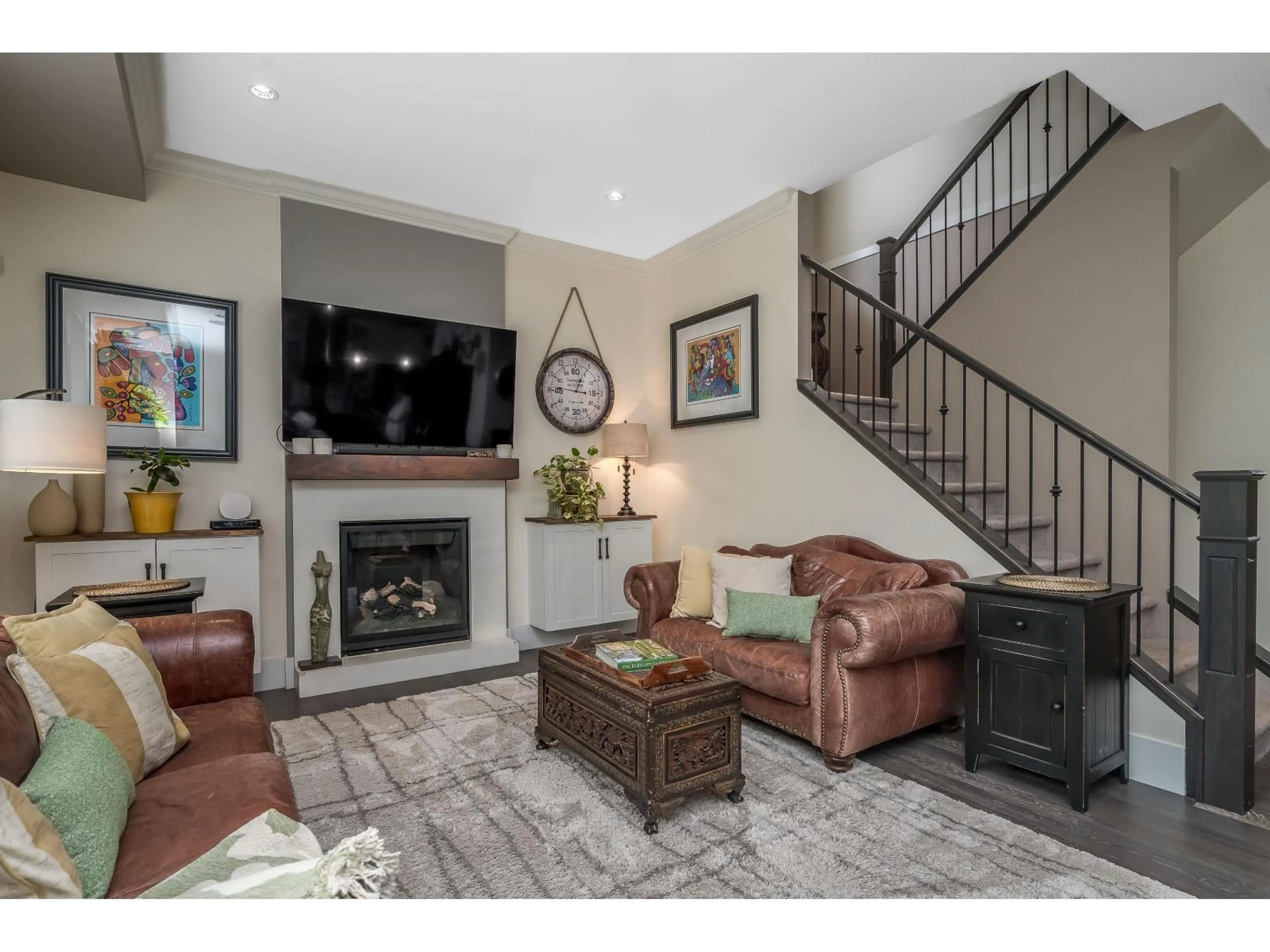 Living room with furniture, unknown for 4873 223B STREET, Langley British Columbia V2Y2X6