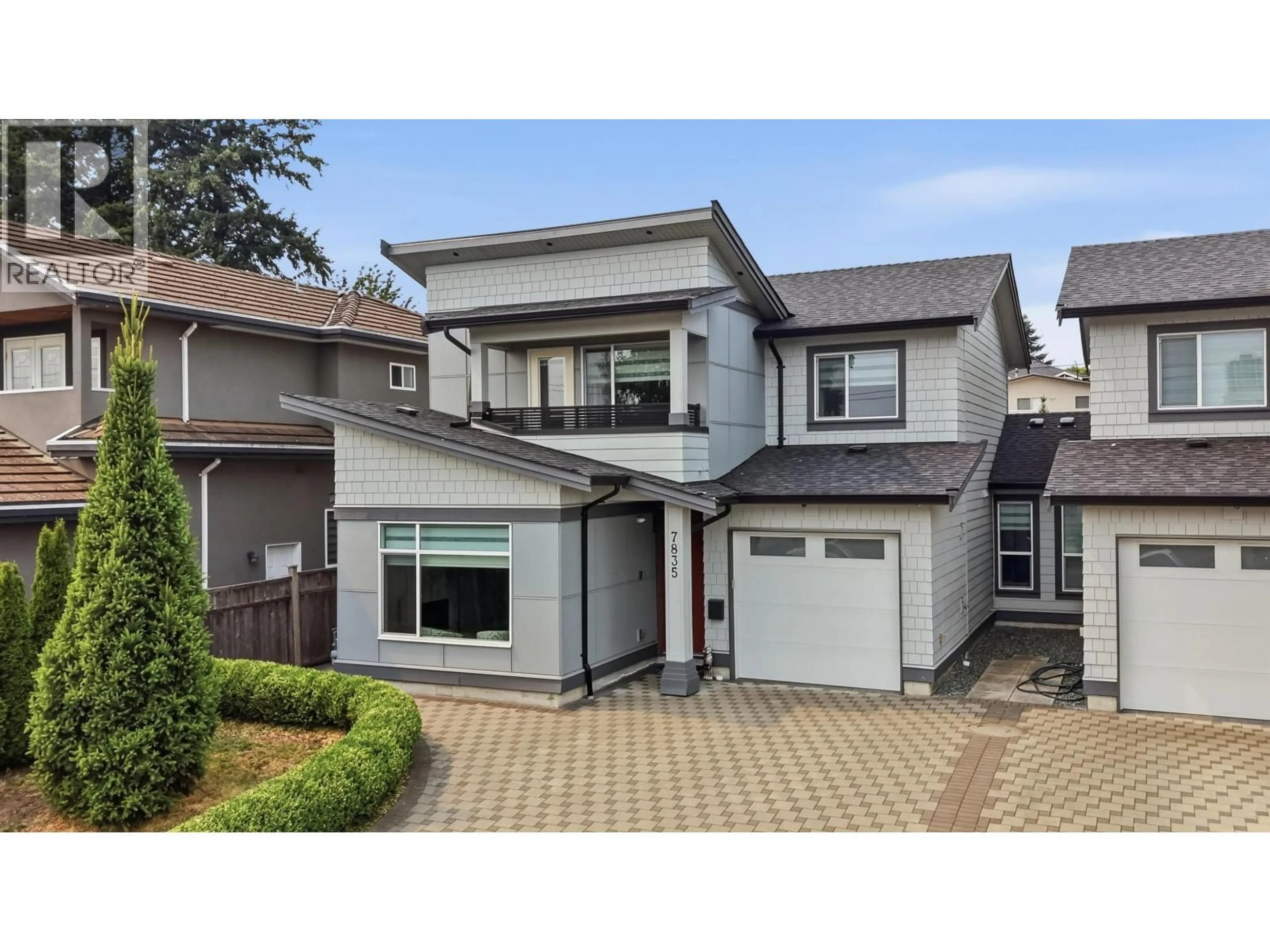Home with vinyl exterior material, street for 7835 12TH AVENUE, Burnaby British Columbia V3N2K6