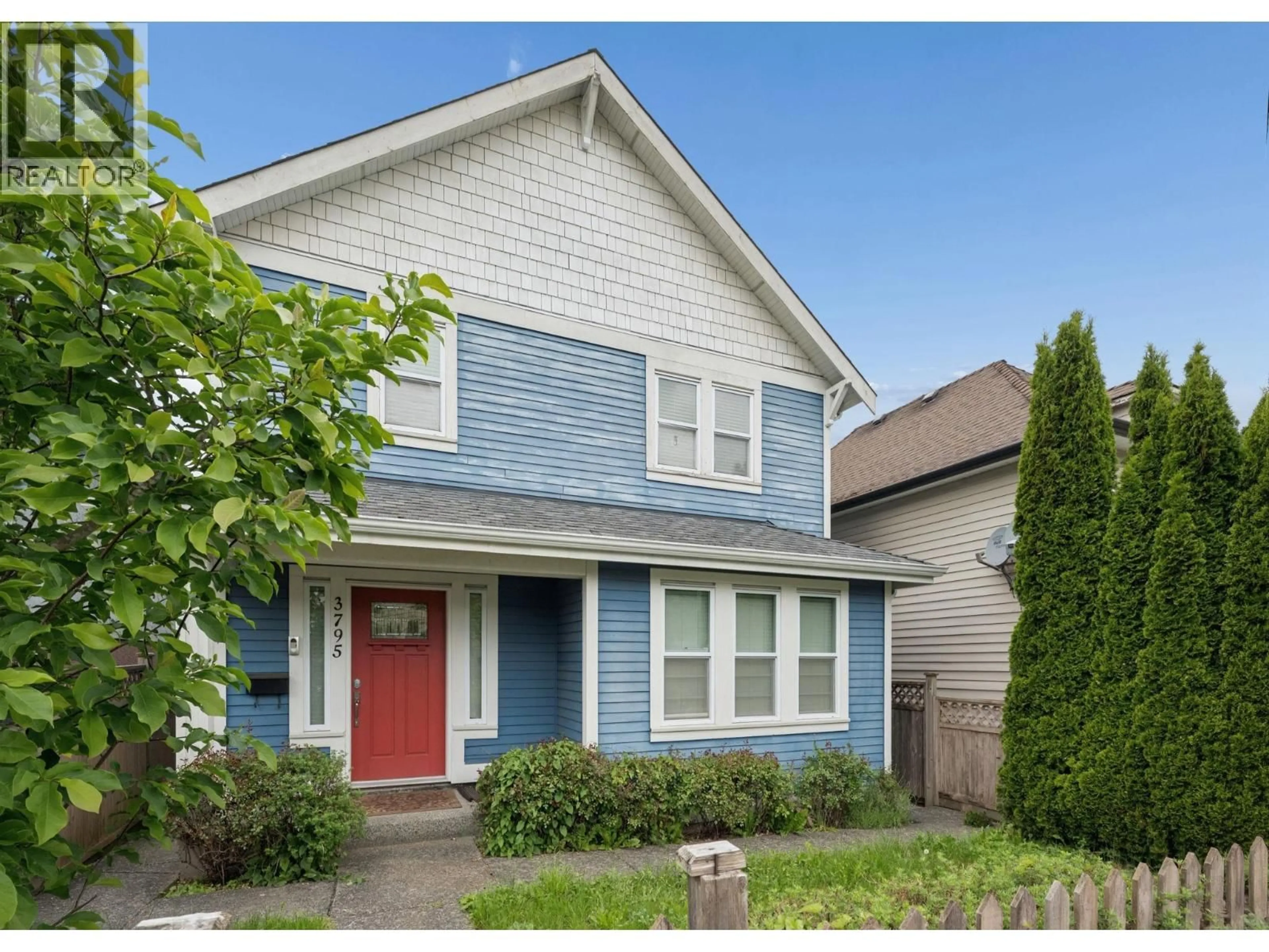 Home with vinyl exterior material, street for 3795 FLEMING STREET, Vancouver British Columbia V5N3W1